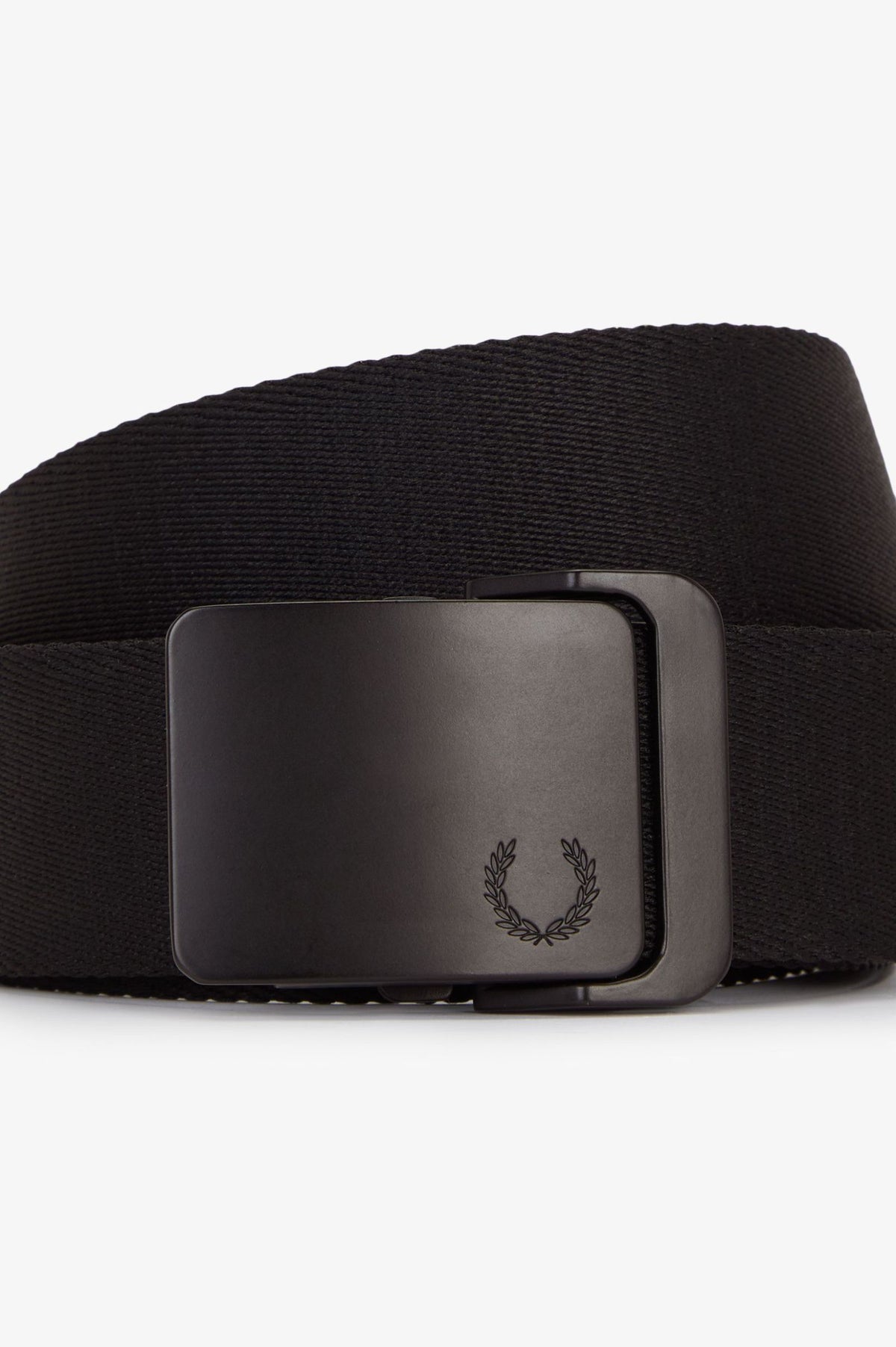 Fred Perry Plain Webbing Belt Black