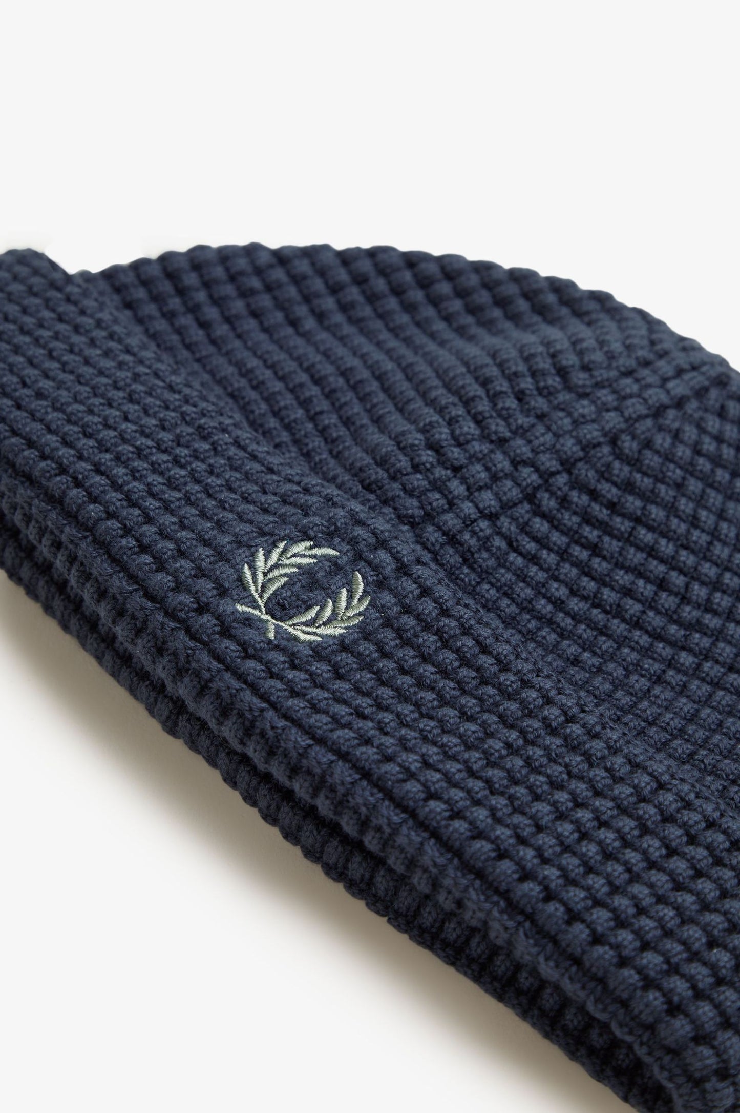 Fred Perry Waffle Beanie Dark Airforce