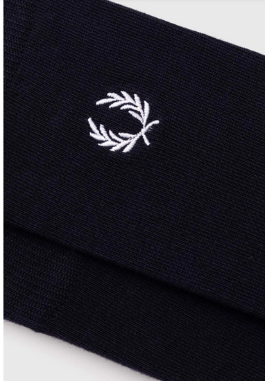 Fred Perry Classic Laurel Wreath Sock Navy / Snow White