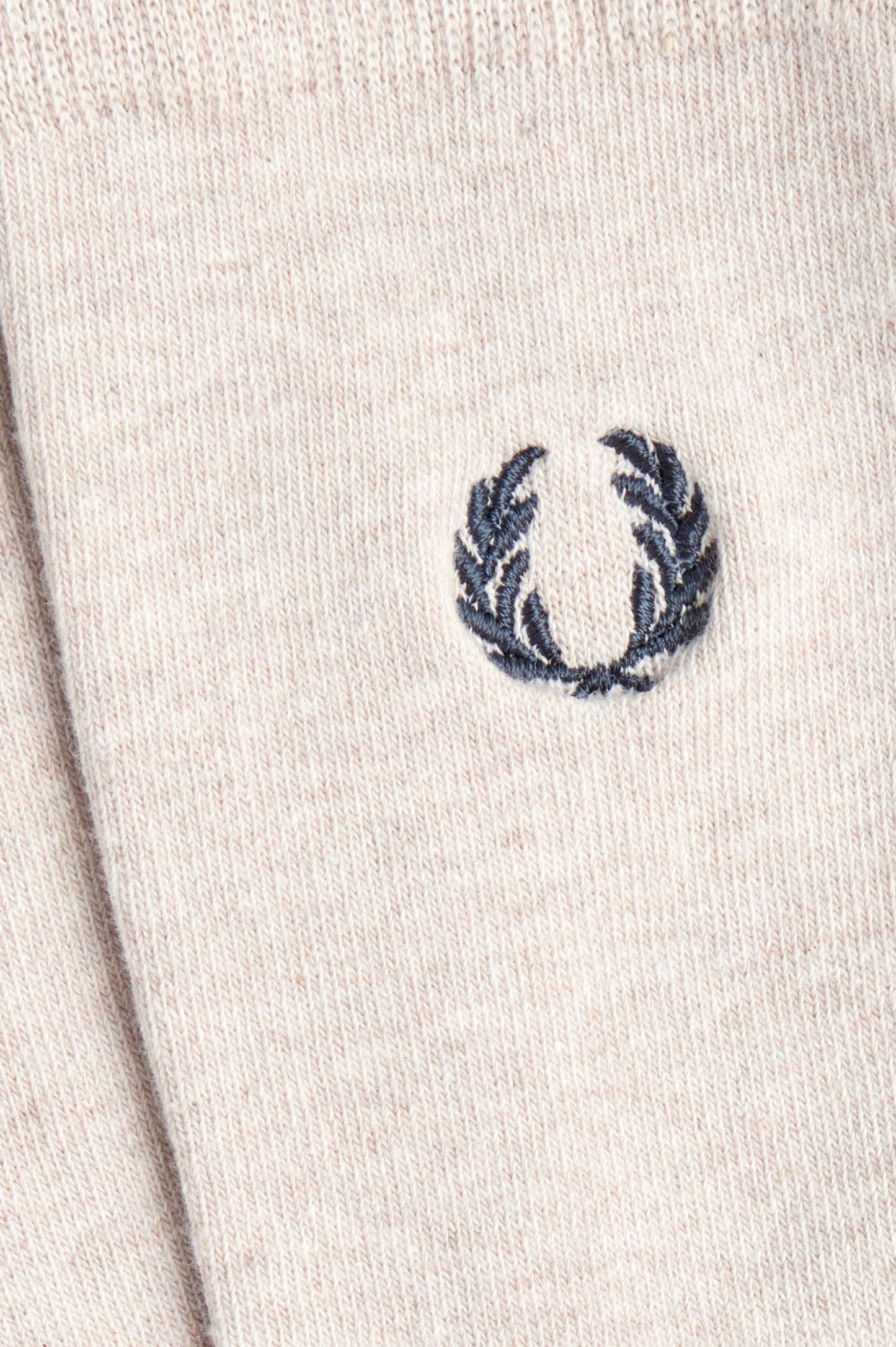 Fred Perry Classic Laurel Wreath Sock Snow White / Black