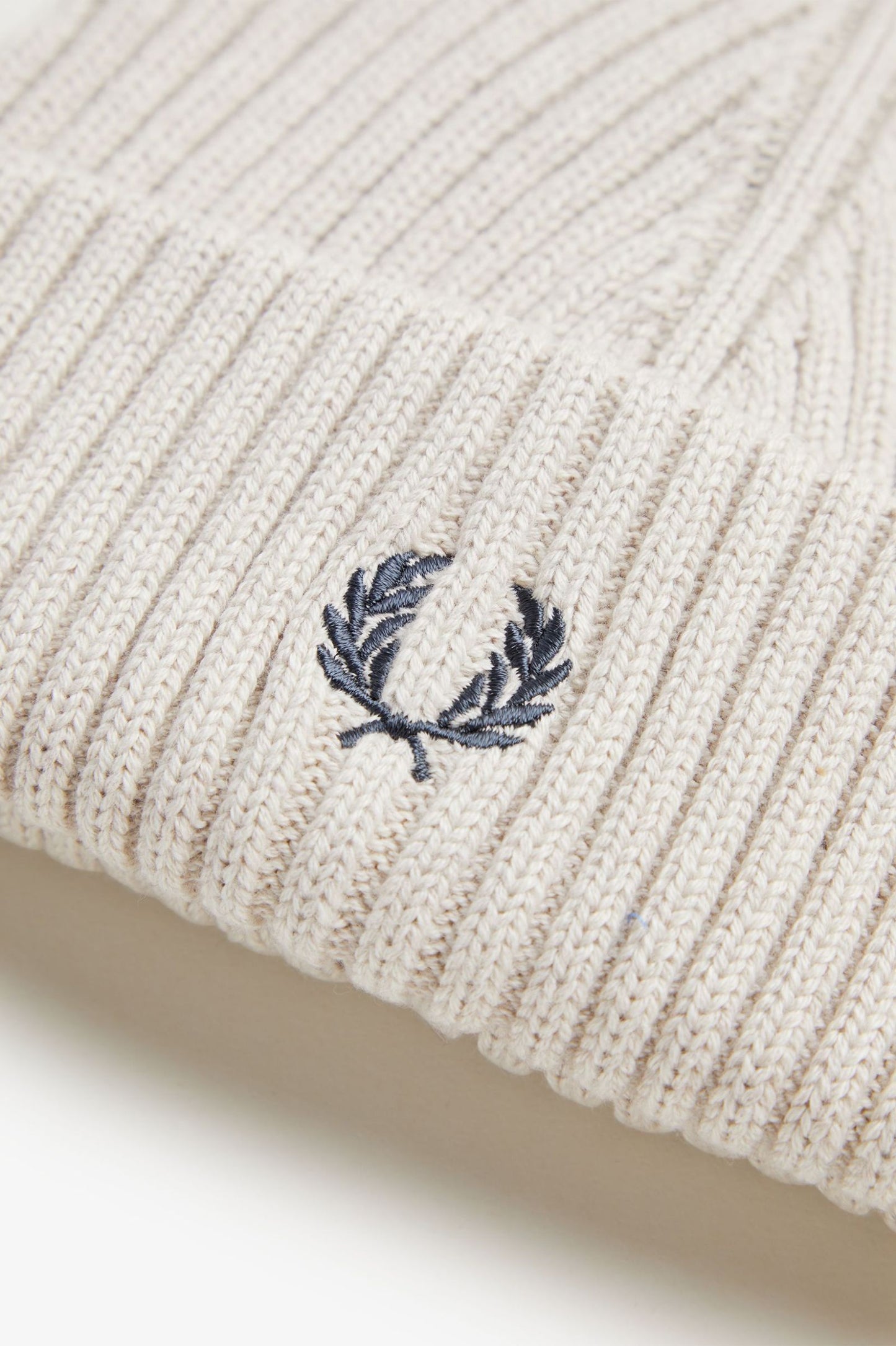 Fred Perry Cotton Rib Beanie Porridge Marl