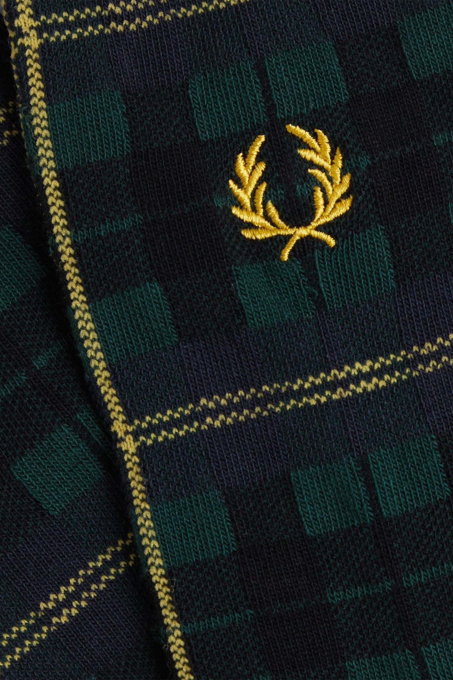 Fred Perry Check Sock Navy