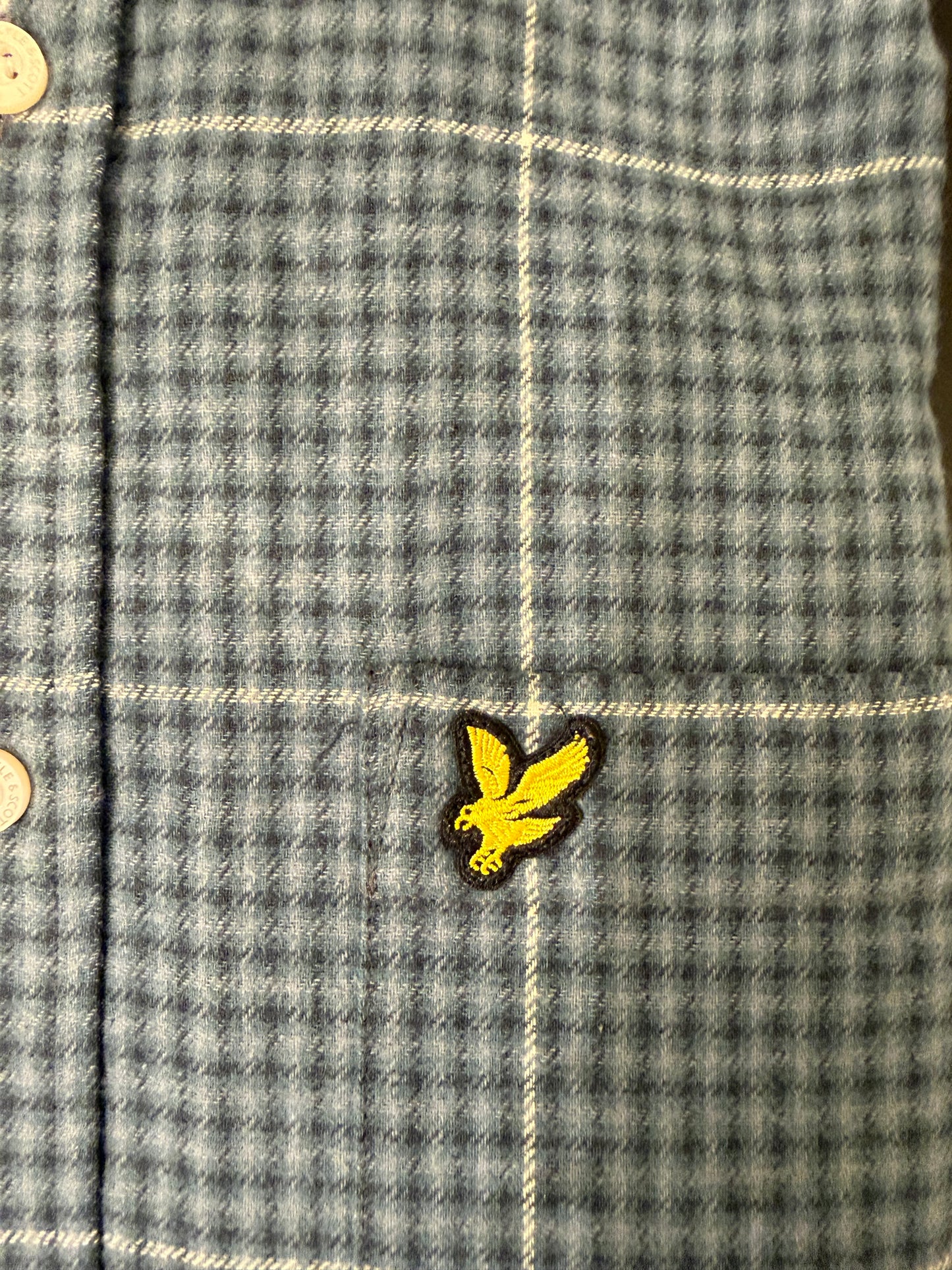Lyle & Scott Chequered Shirt Navy