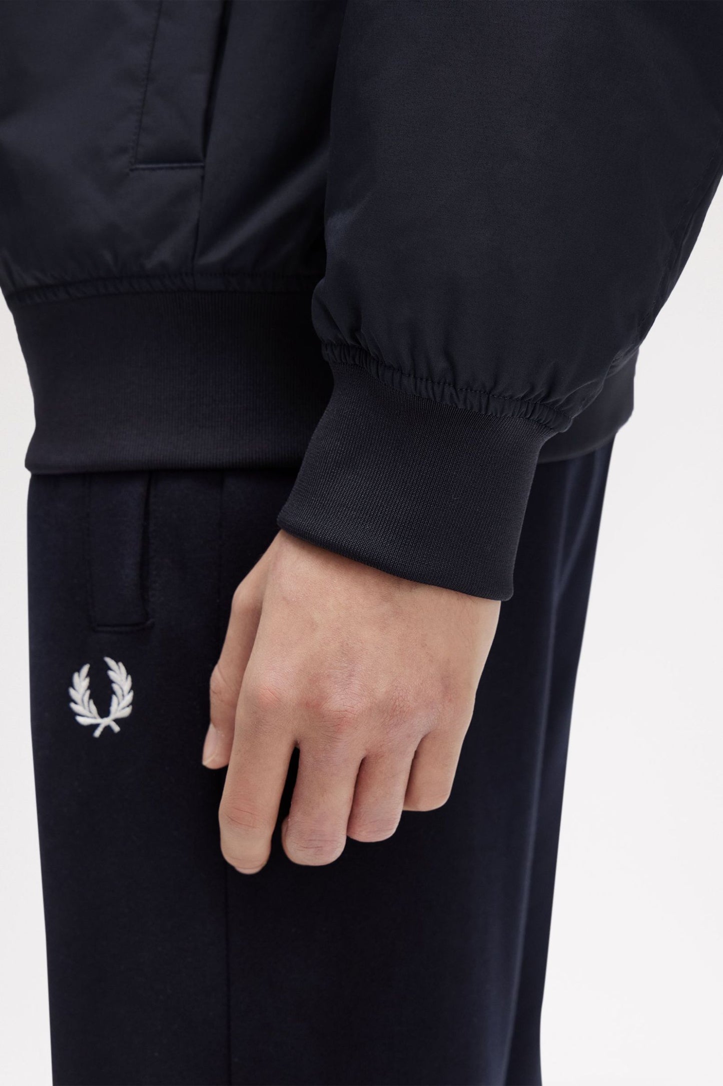 Fred Perry Hooded Brentham Jacket Navy