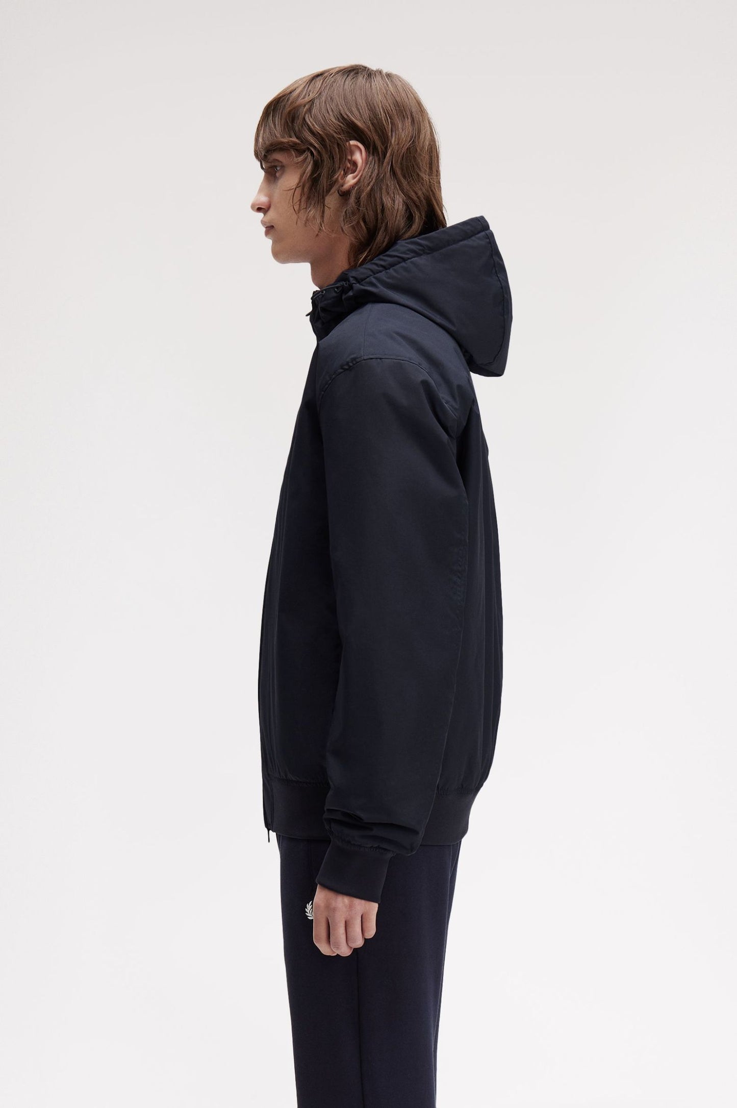 Fred Perry Hooded Brentham Jacket Navy
