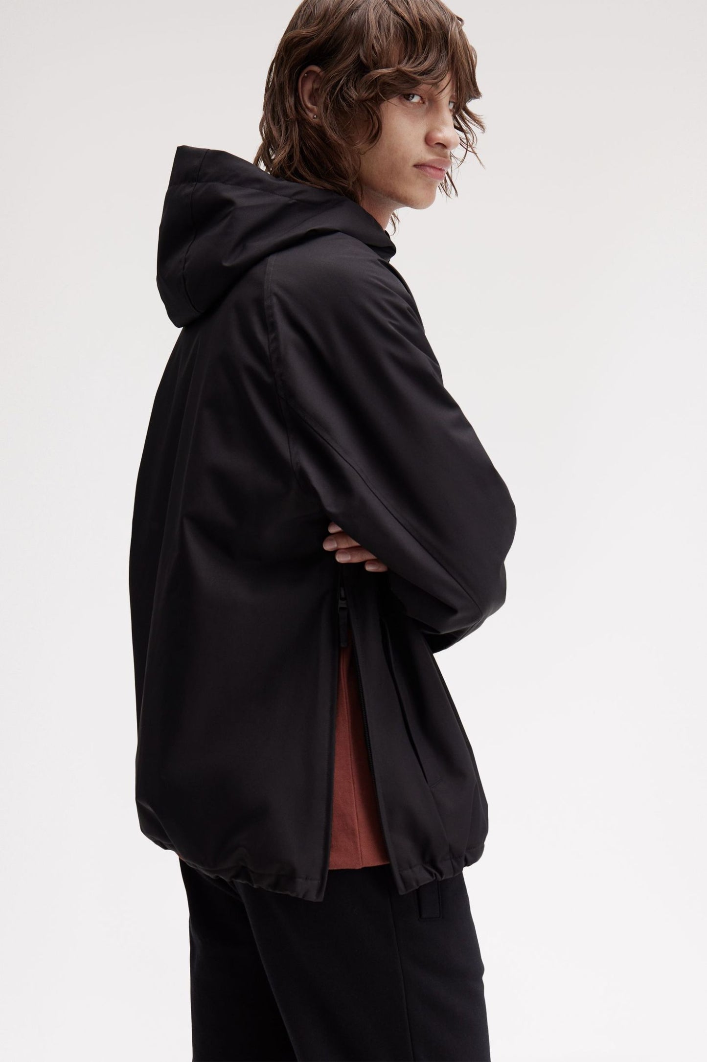 Fred Perry Training Smock Jacket Black