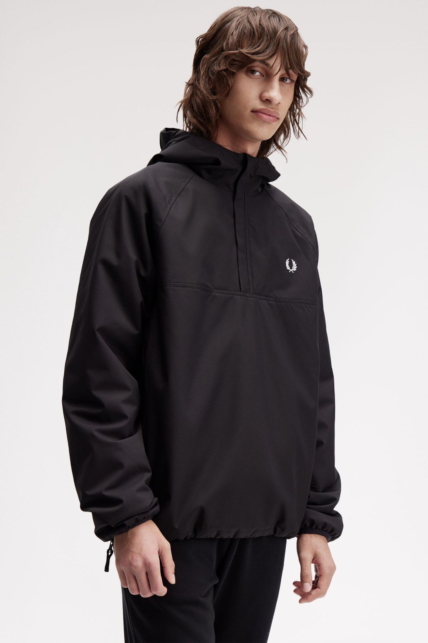 Fred Perry Training Smock Jacket Black