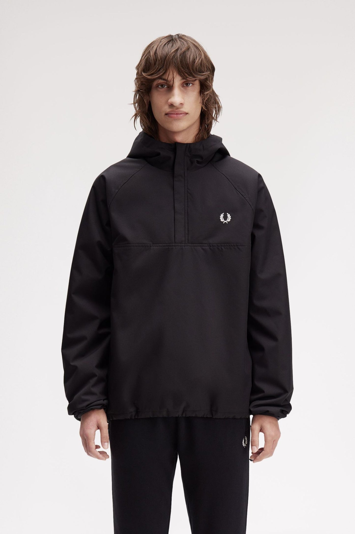 Fred Perry Training Smock Jacket Black