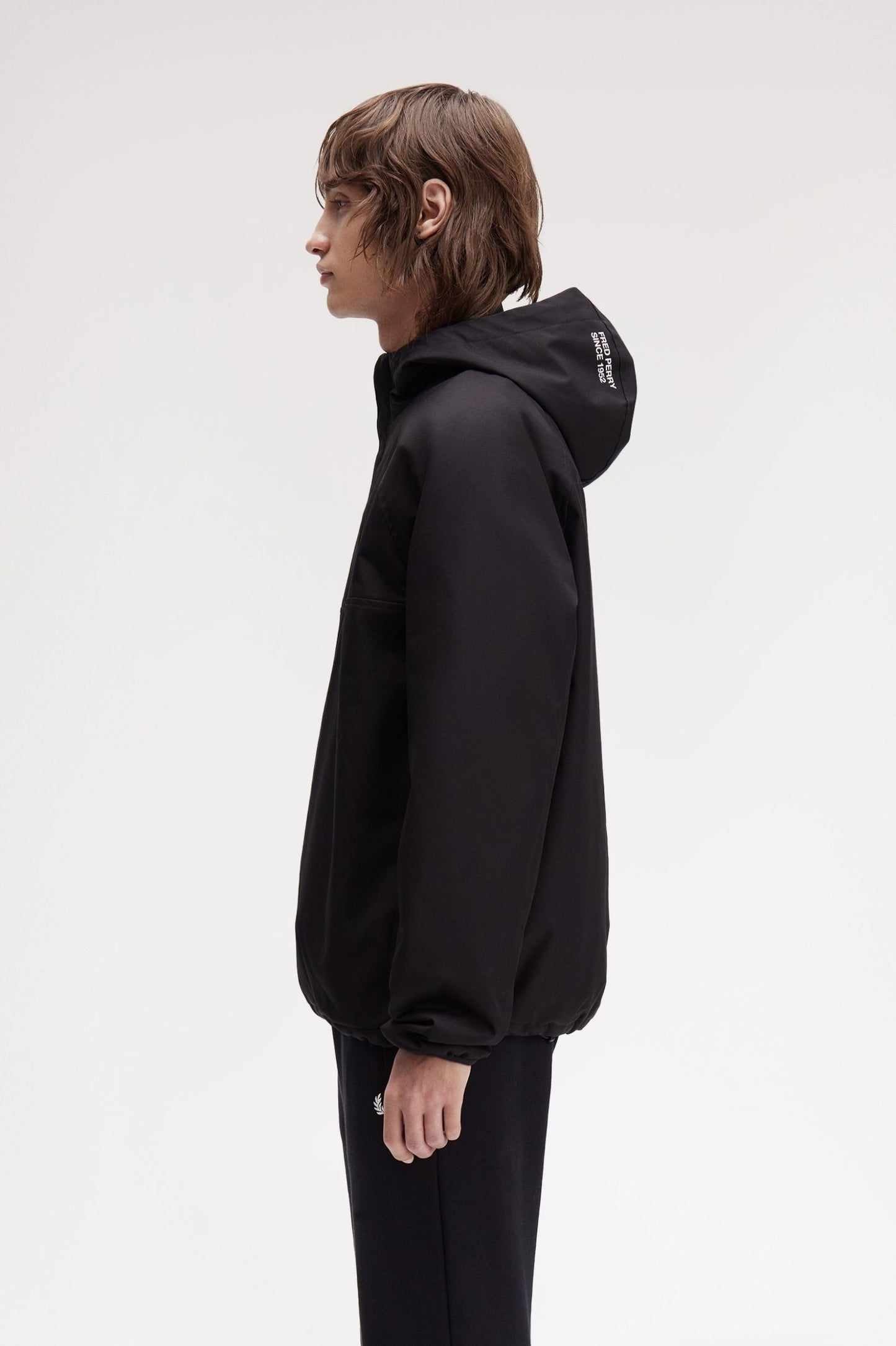Fred Perry Training Smock Jacket Black
