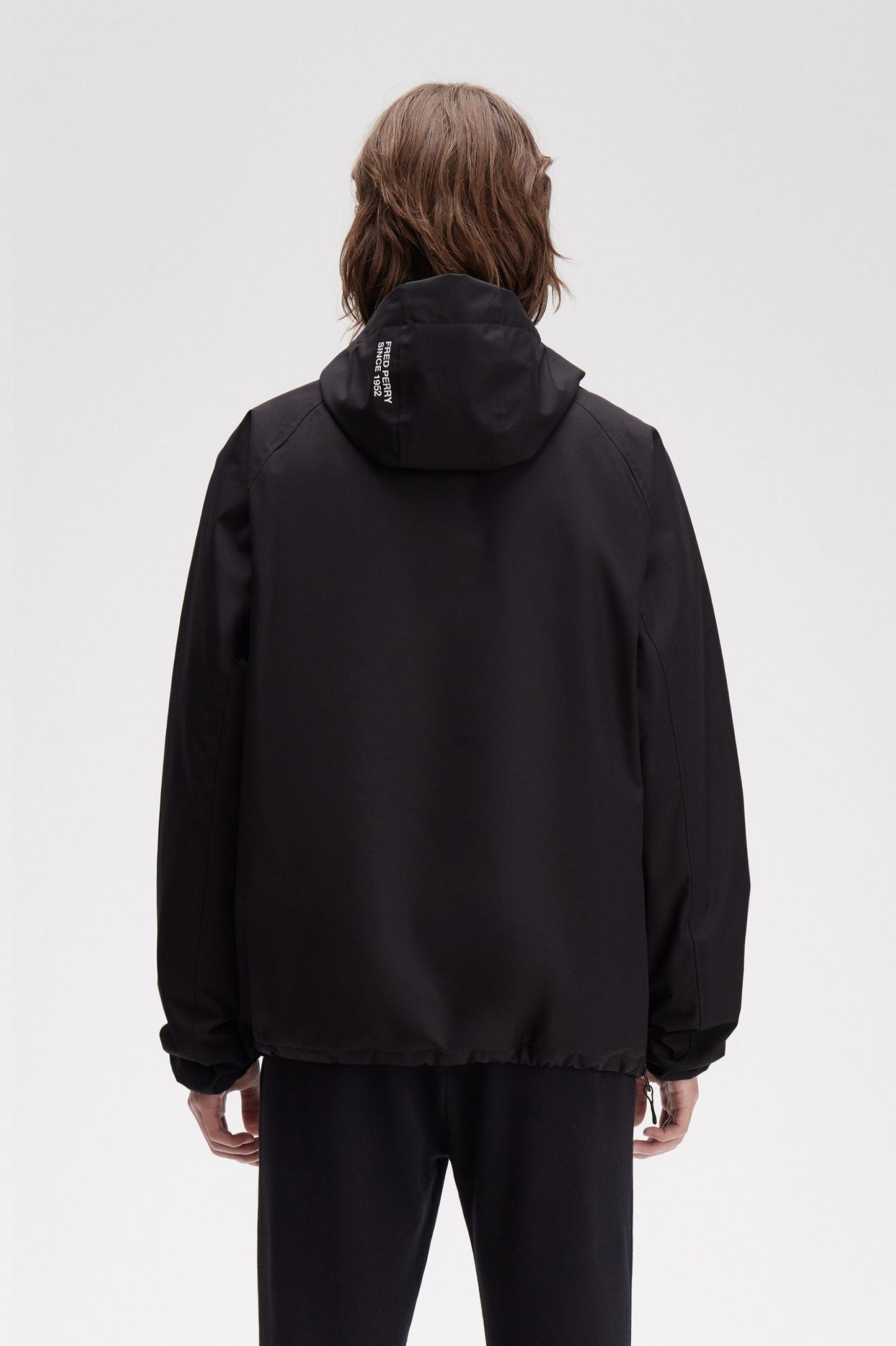 Fred Perry Training Smock Jacket Black