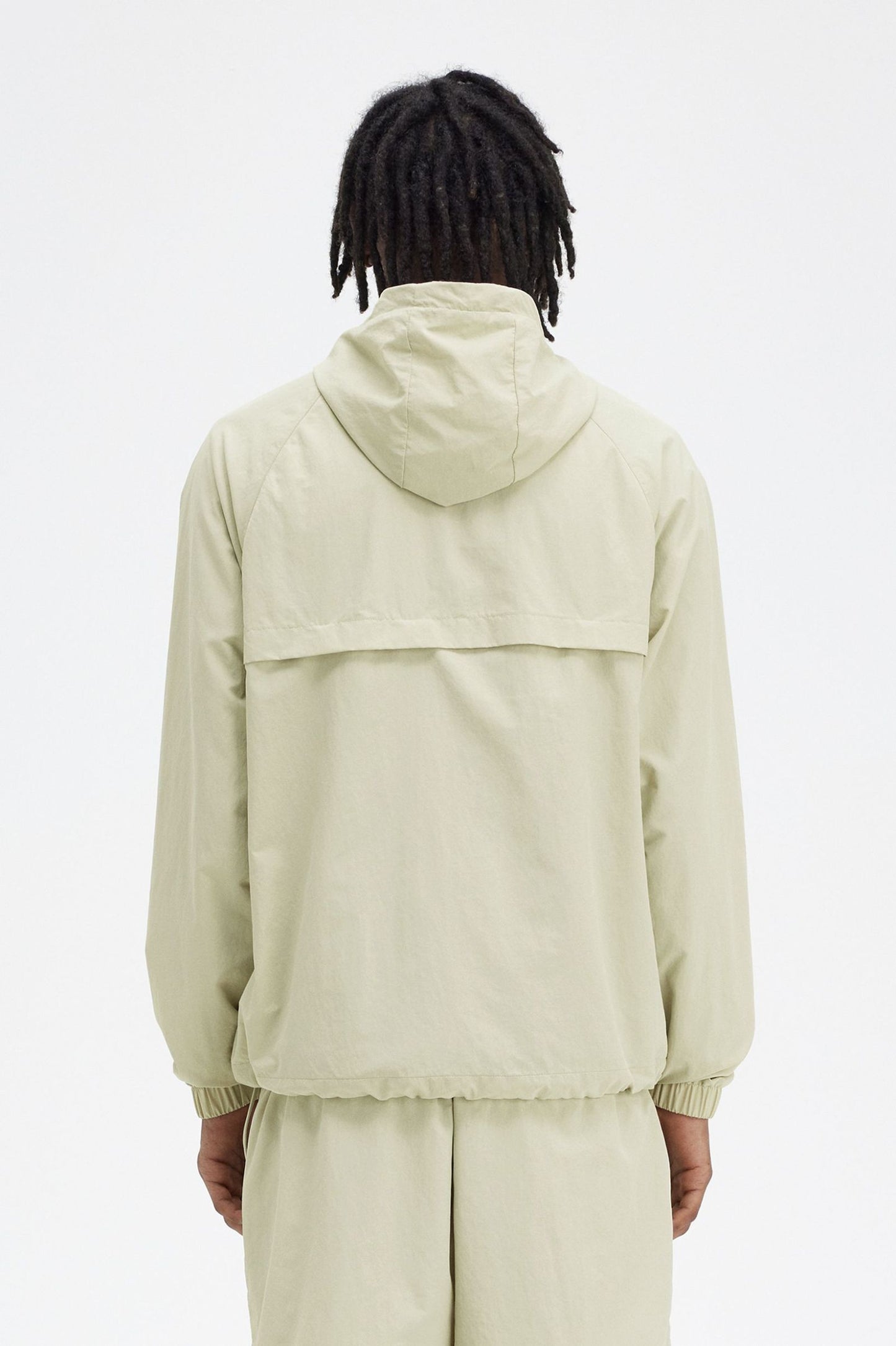 Fred Perry Hooded Shell Jacket Light Oyster
