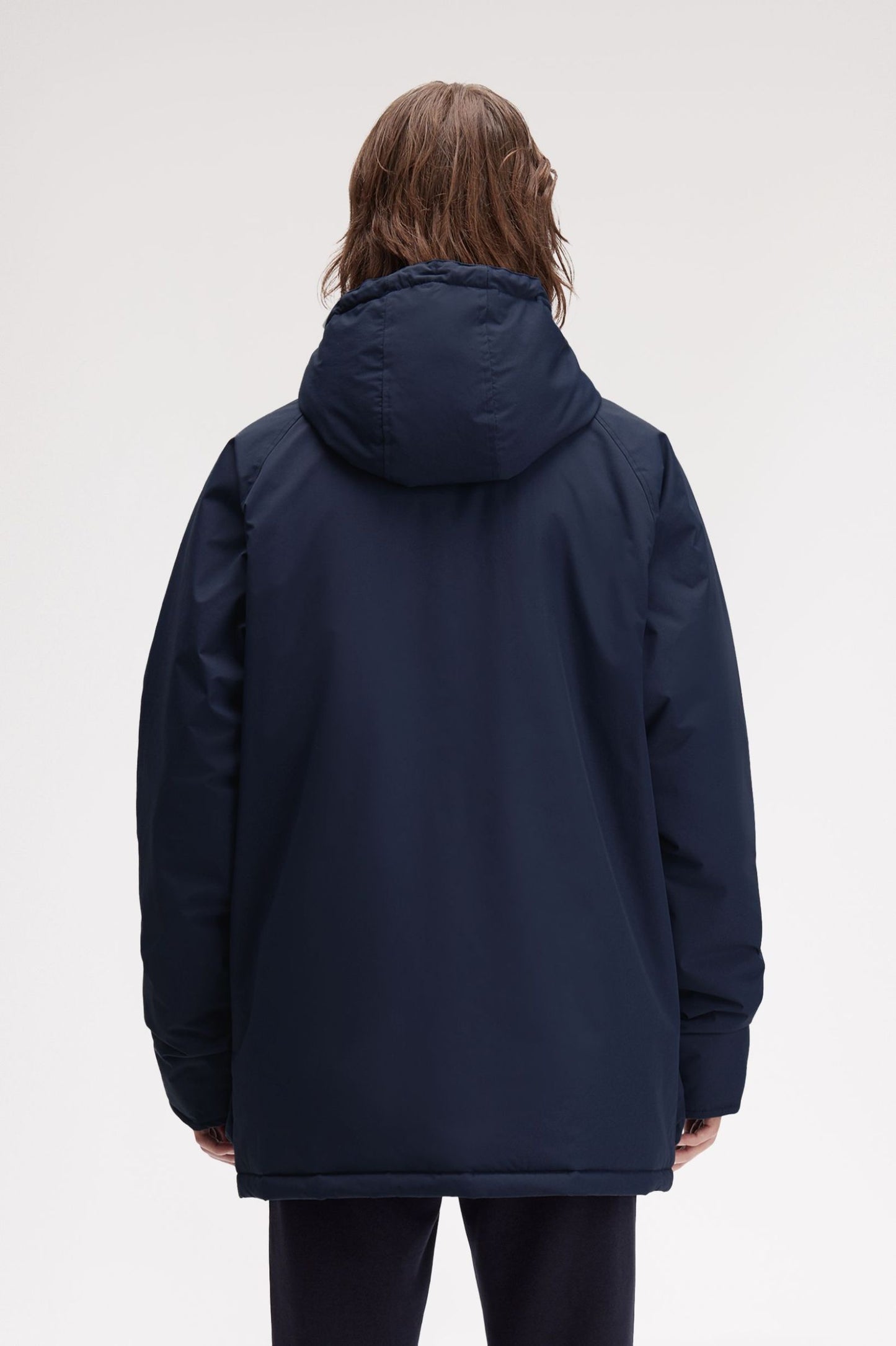 Fred Perry Padded Zip Through Jacket Dark Airforce