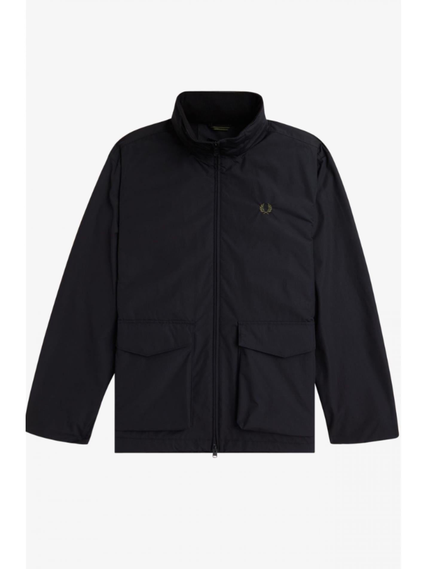 Fred Perry Fred Perry Padded Pocket Detail Jacket Black