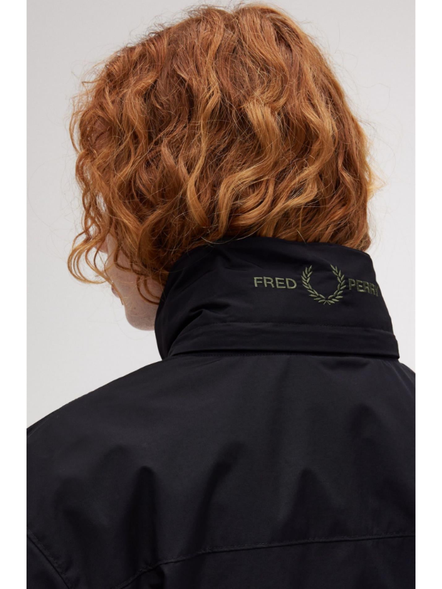 Fred Perry Fred Perry Padded Pocket Detail Jacket Black