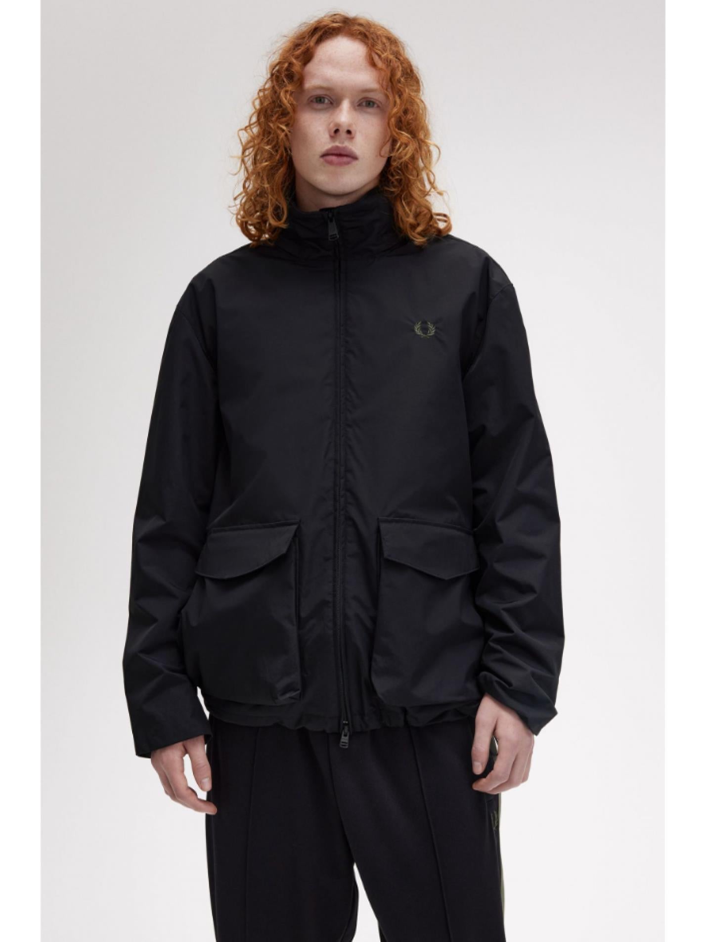 Fred Perry Fred Perry Padded Pocket Detail Jacket Black