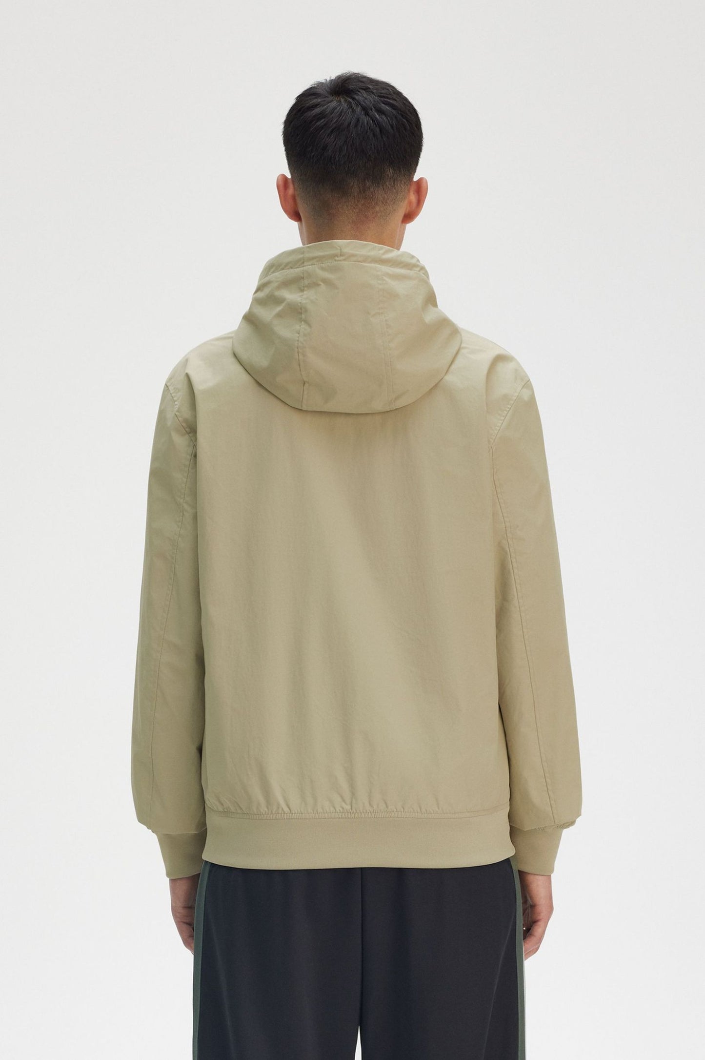 Fred Perry Hooded Brentham Jacket Warmgrey