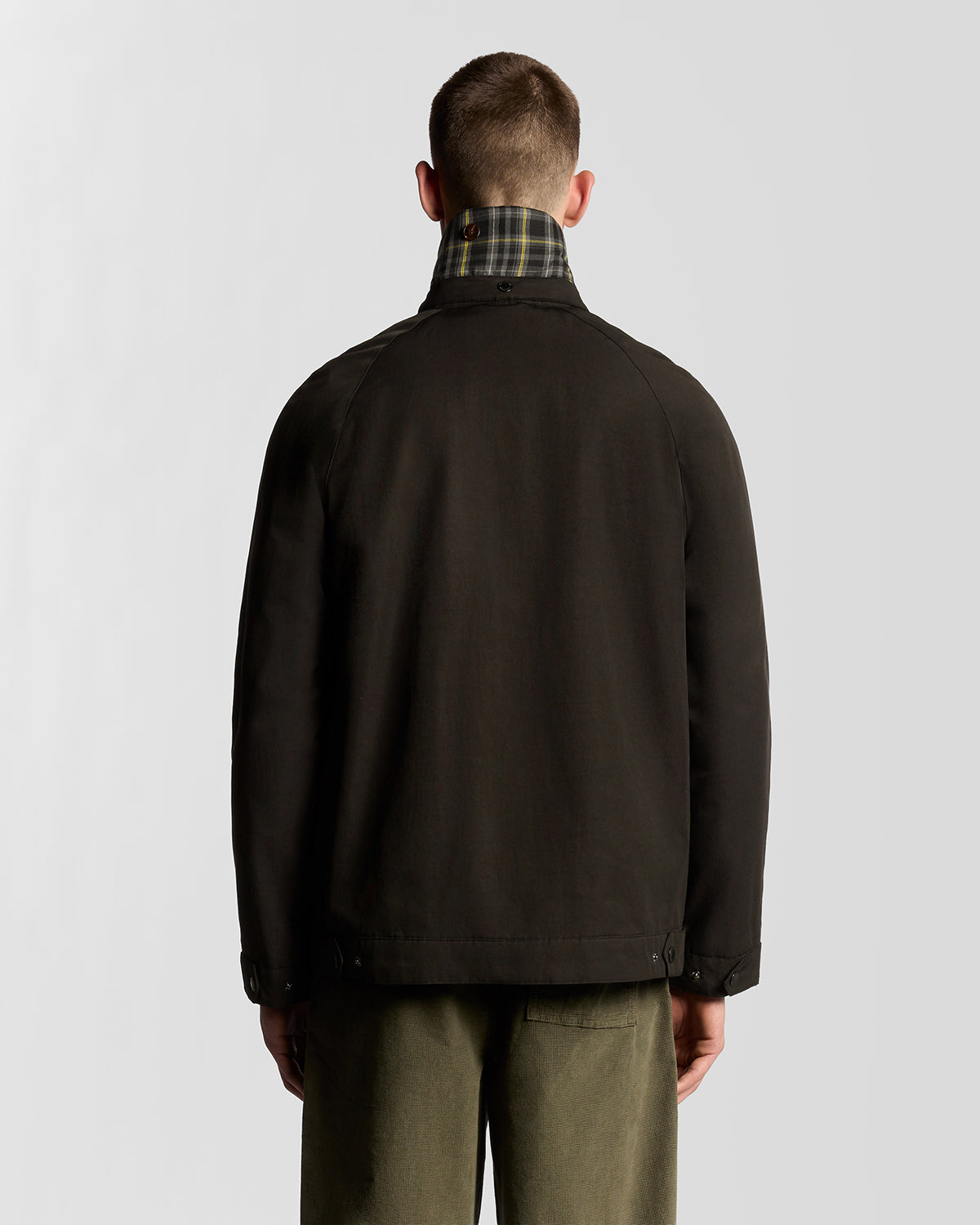 Lyle & Scott Tartan Lined Hunting Jacket Black