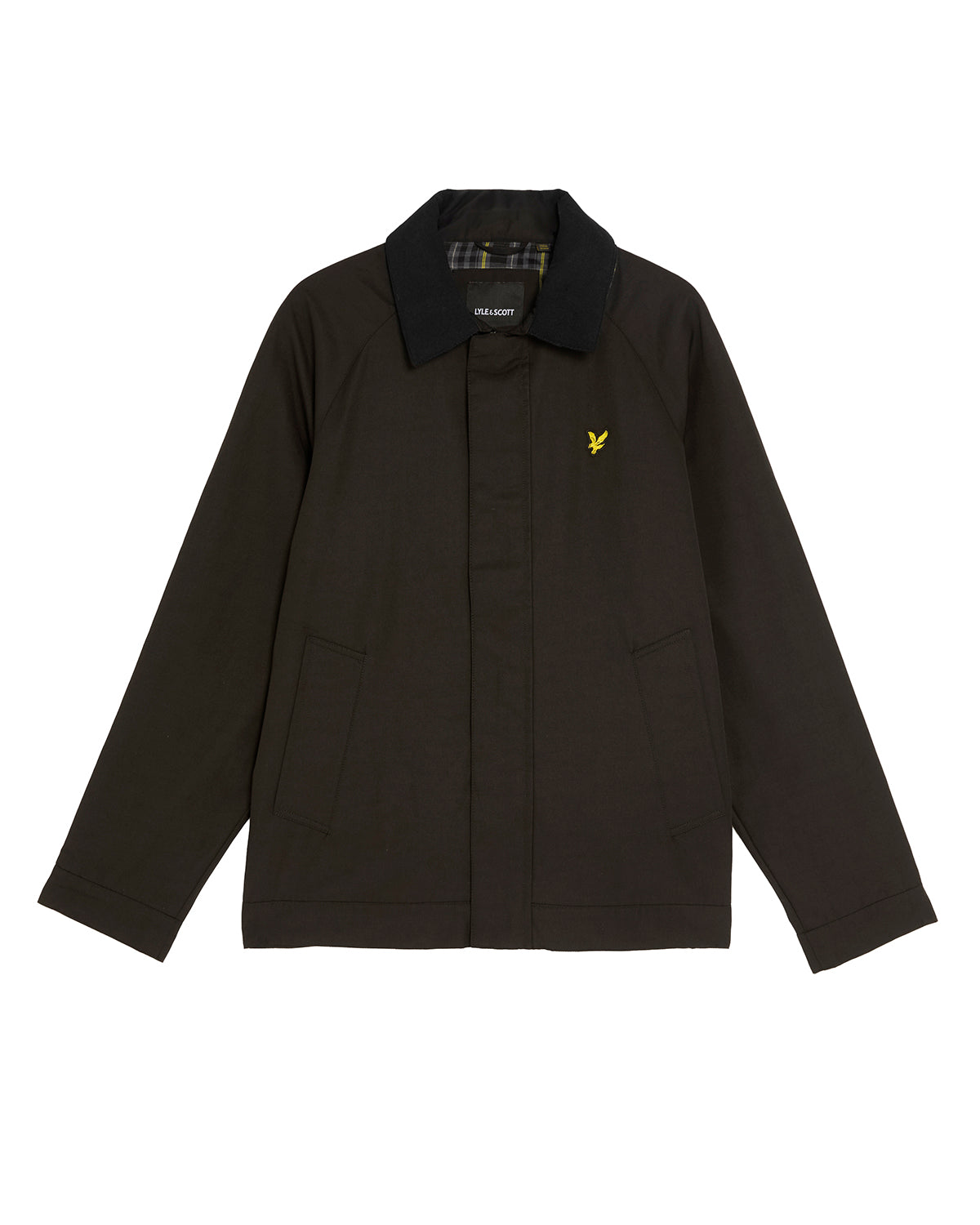 Lyle & Scott Tartan Lined Hunting Jacket Black