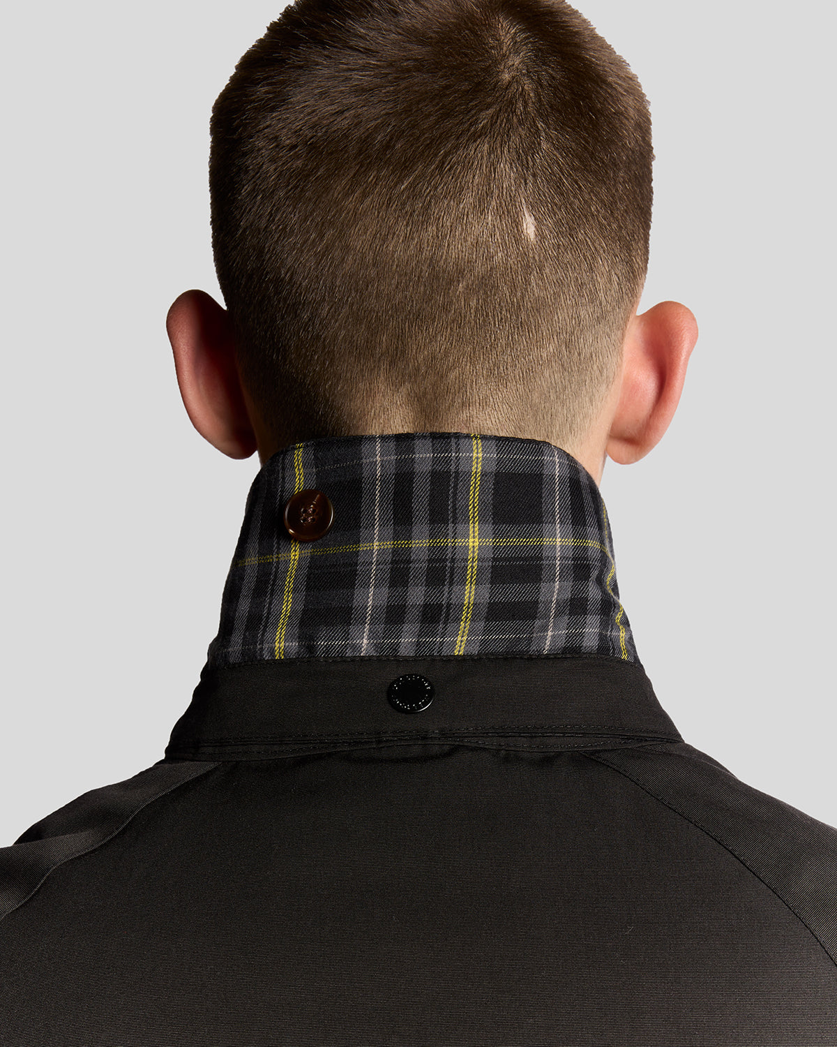 Lyle & Scott Tartan Lined Hunting Jacket Black