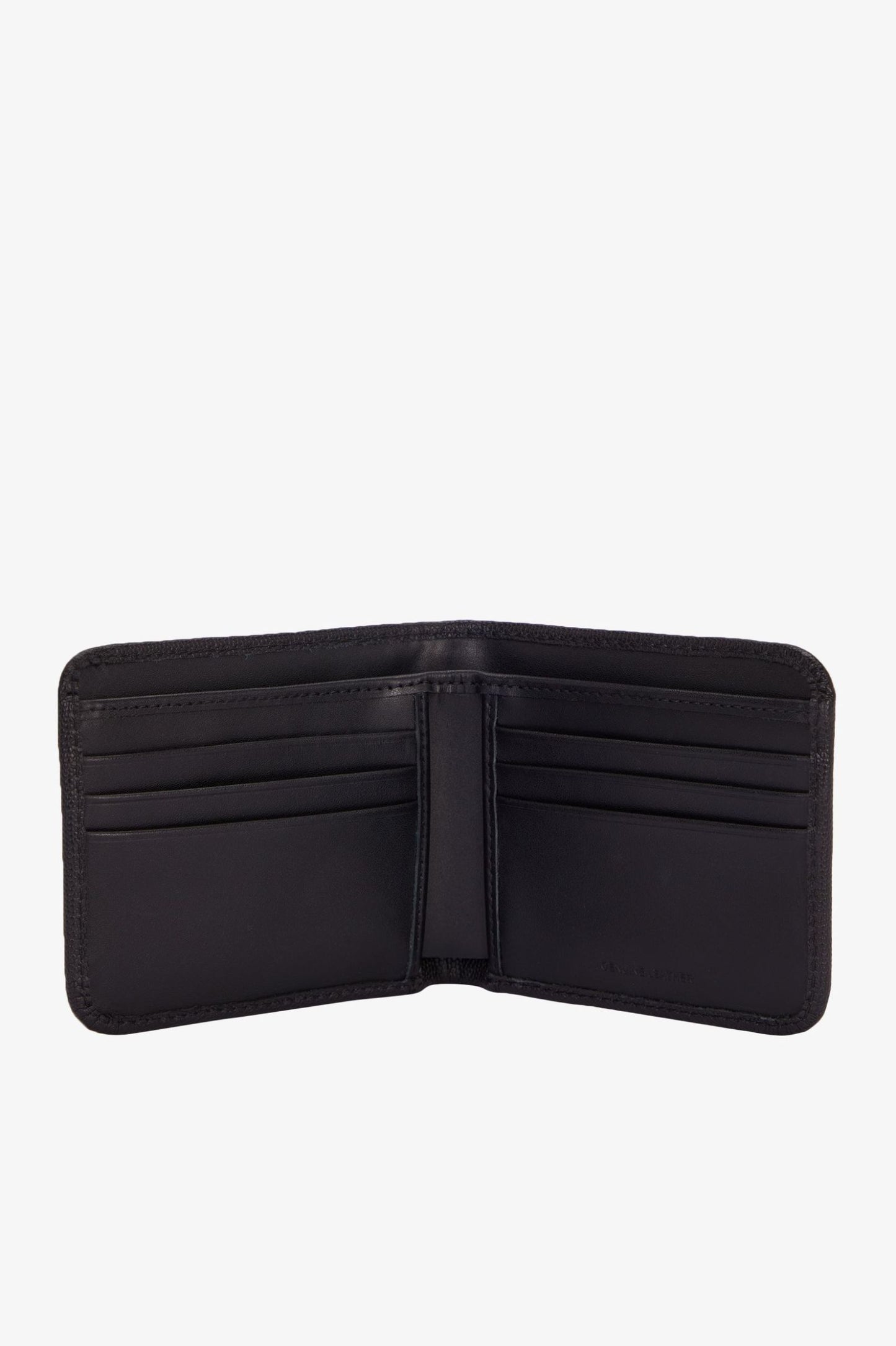 Fred Perry Scotchgrain Leather Bwallet Black