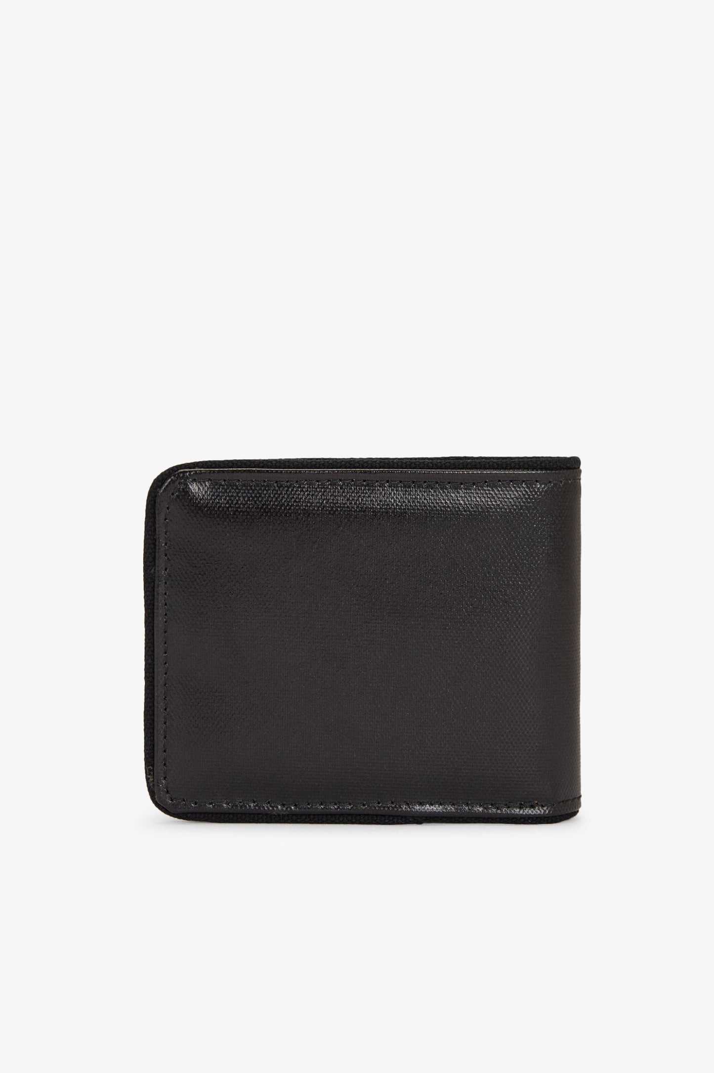 Fred Perry Coated Polyester Billfold Wallet Black / Gold