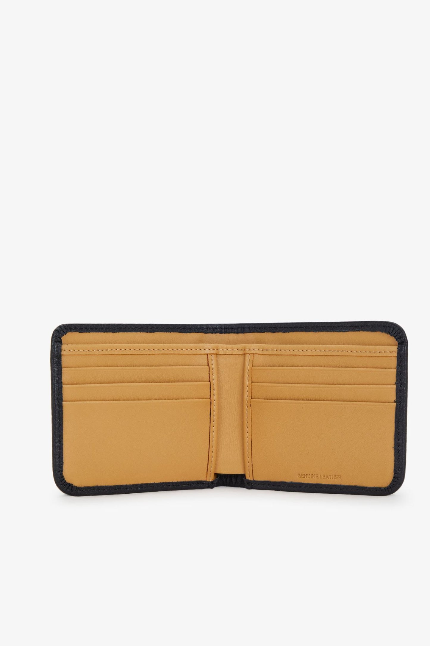 Fred Perry Tumbled Leather Wallet Black