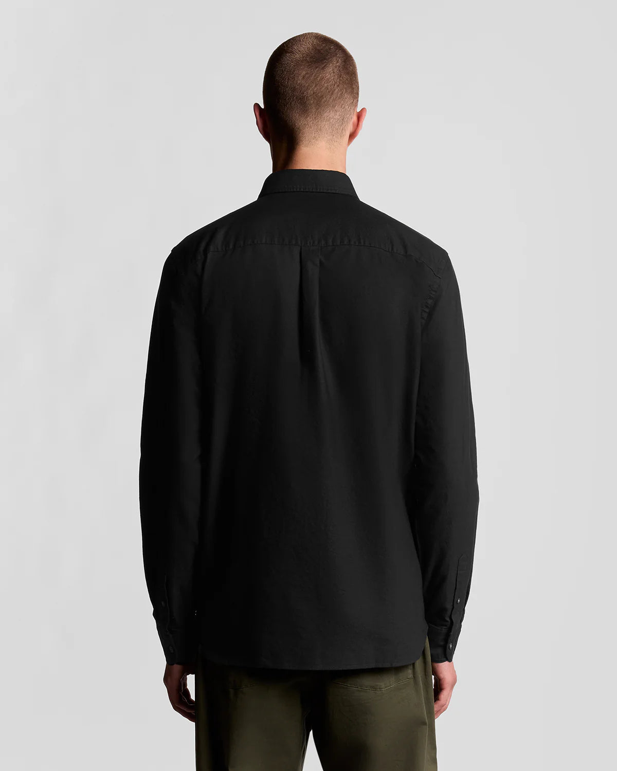 Lyle & Scott Katoenen Oxford Overhemd Black
