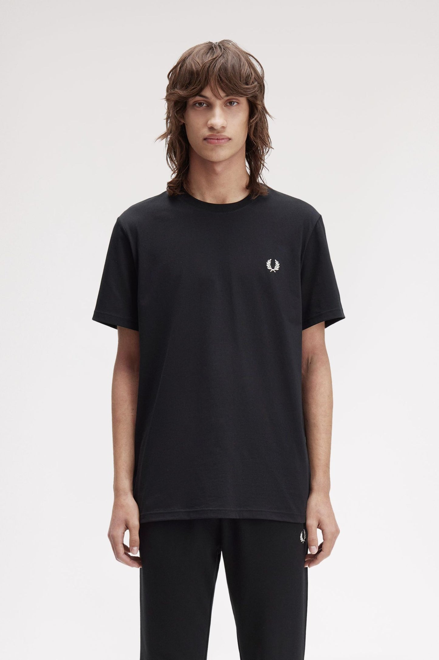 Fred Perry Bold Branding T-Shirt Black