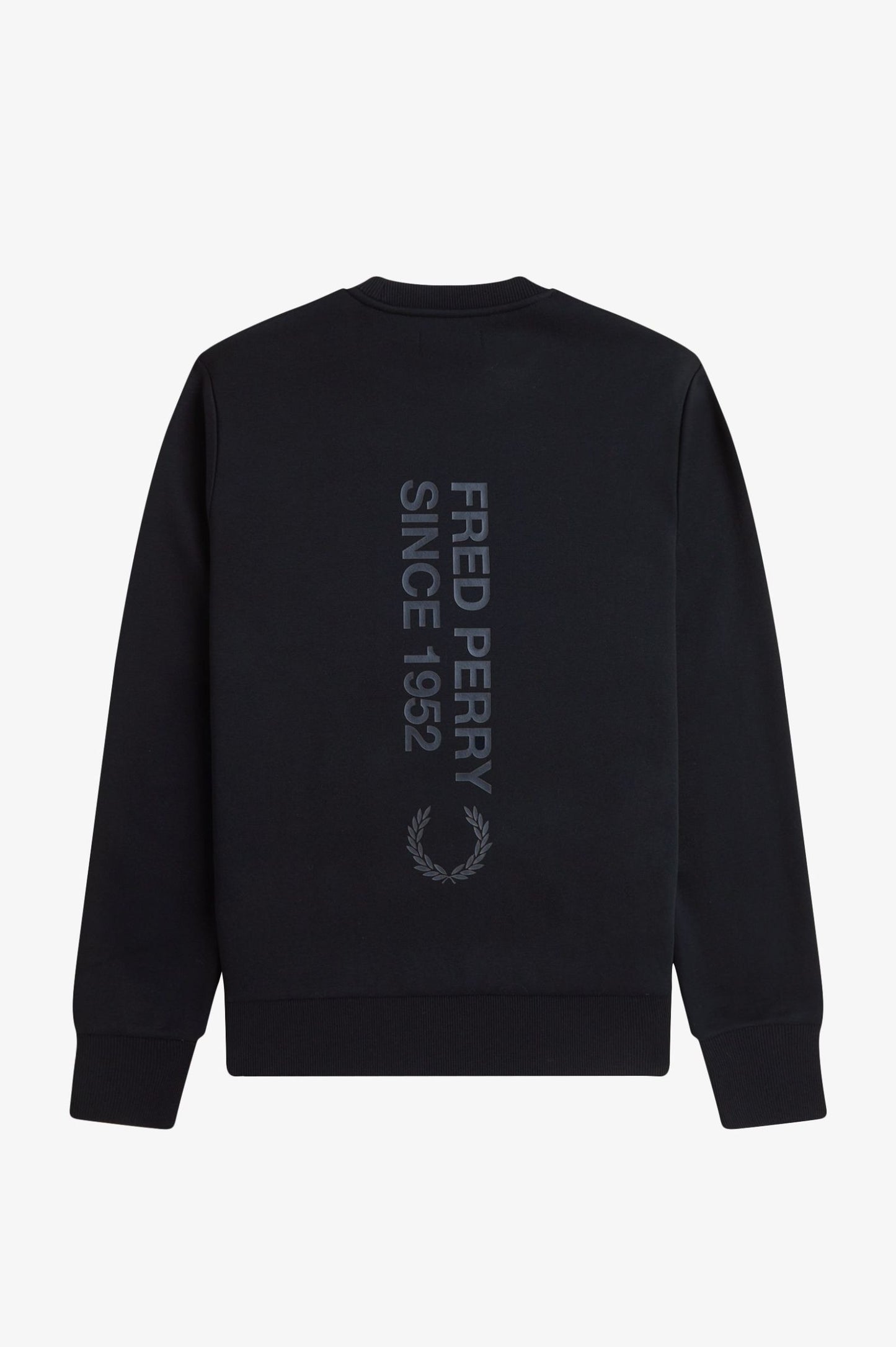 Fred Perry Bold Branding Crewneck Sweatshirt Black