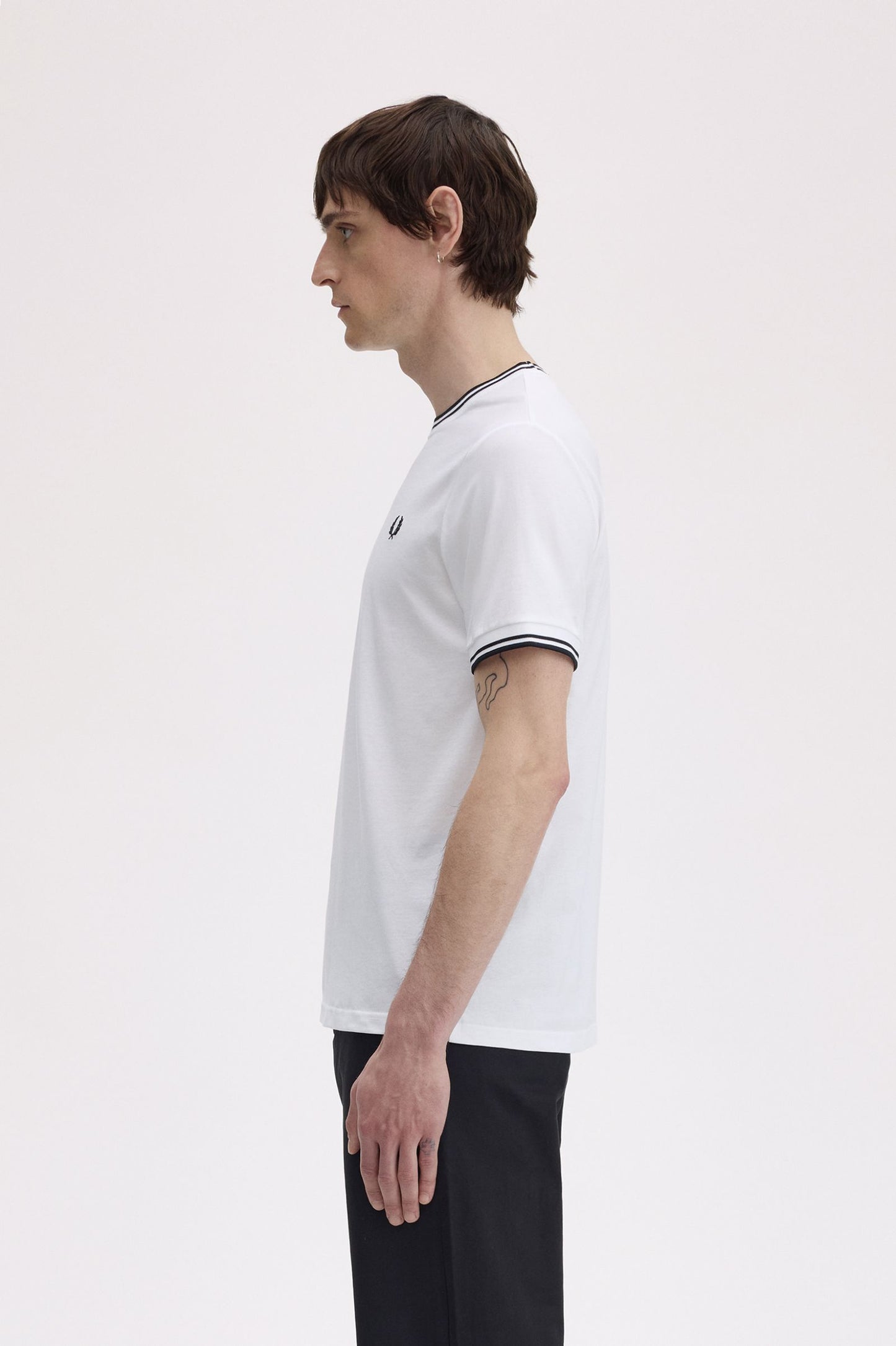 Fred Perry Twin Tipped T-Shirt White