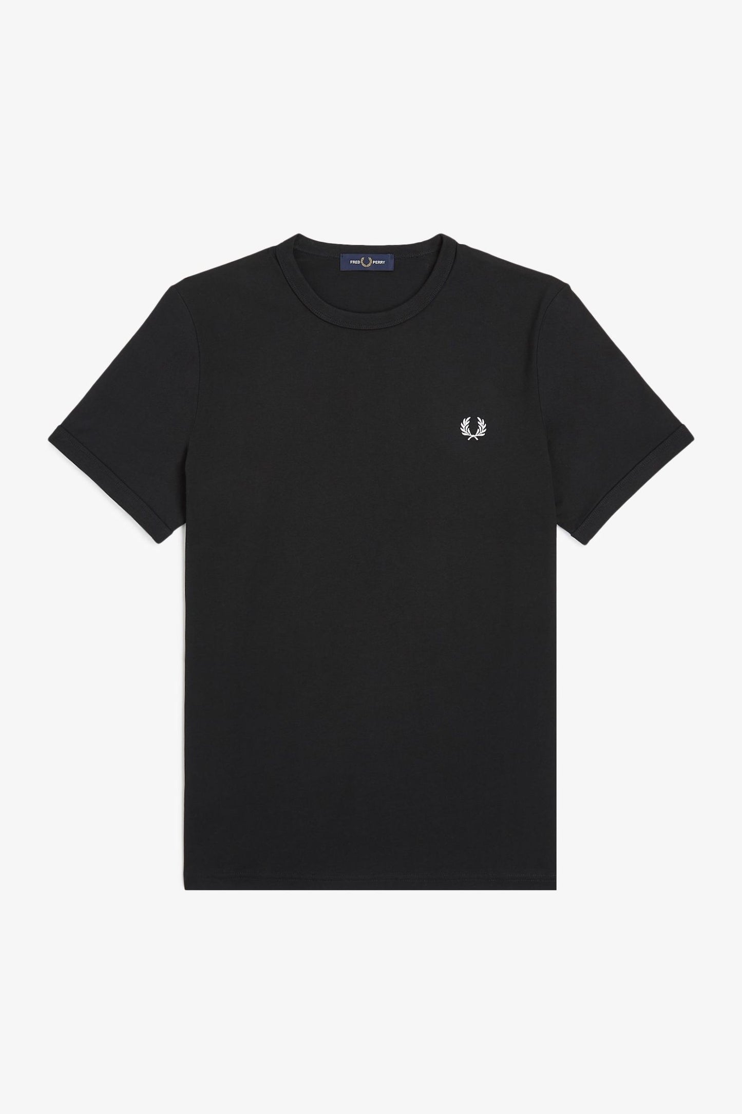Fred Perry Ringer T-Shirt Black