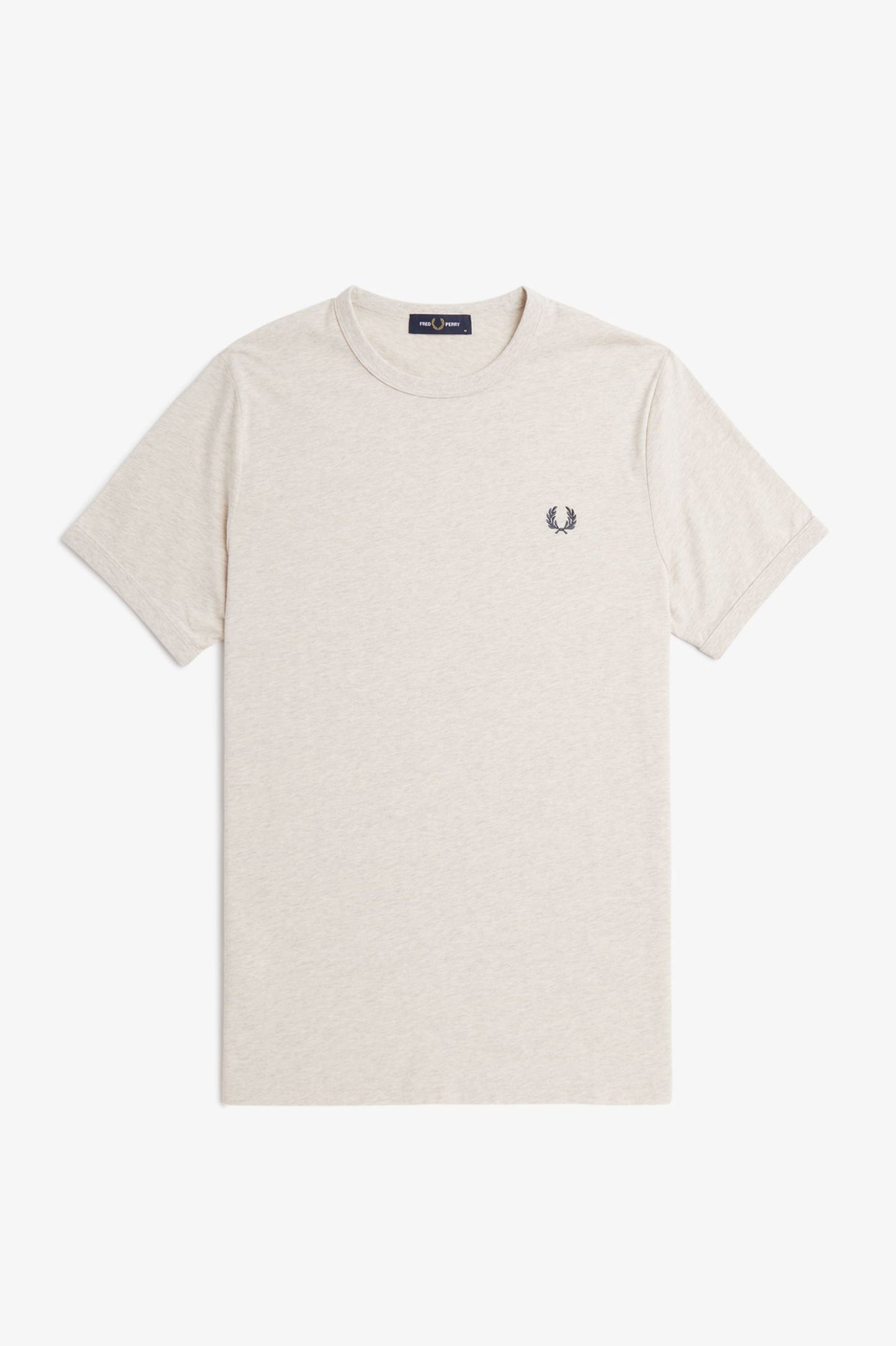 Fred Perry Ringer T-Shirt Porridge Marl