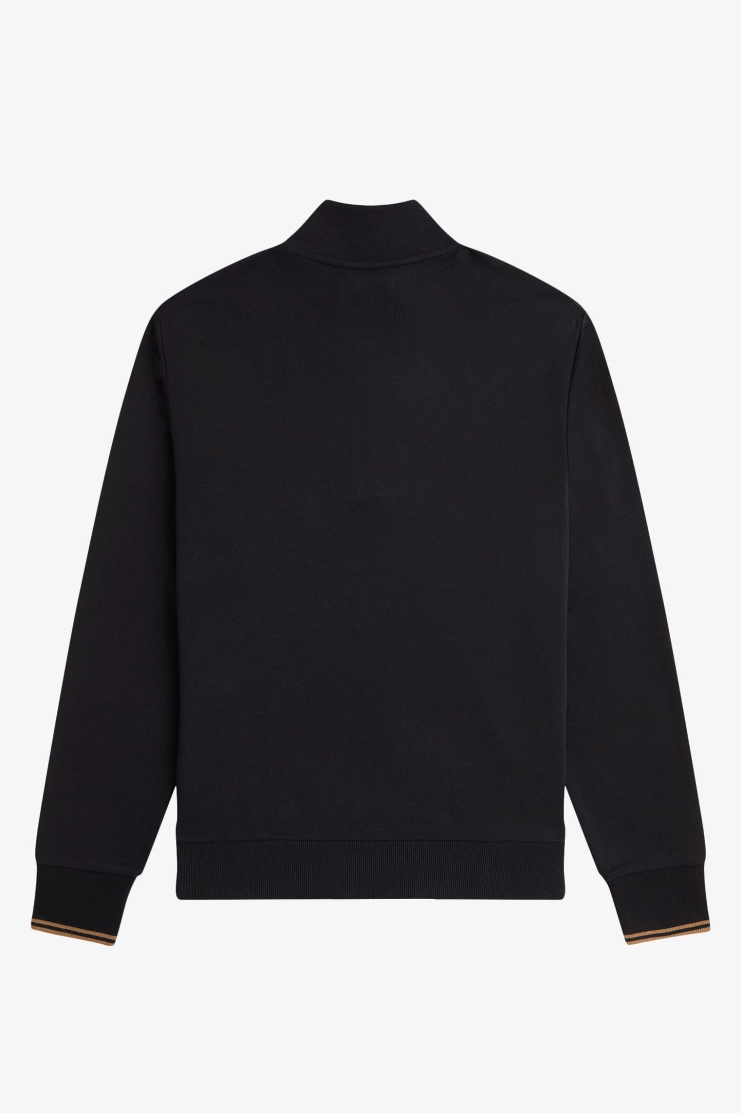 Fred Perry Half Zip Sweatshirt Black / Shadestone
