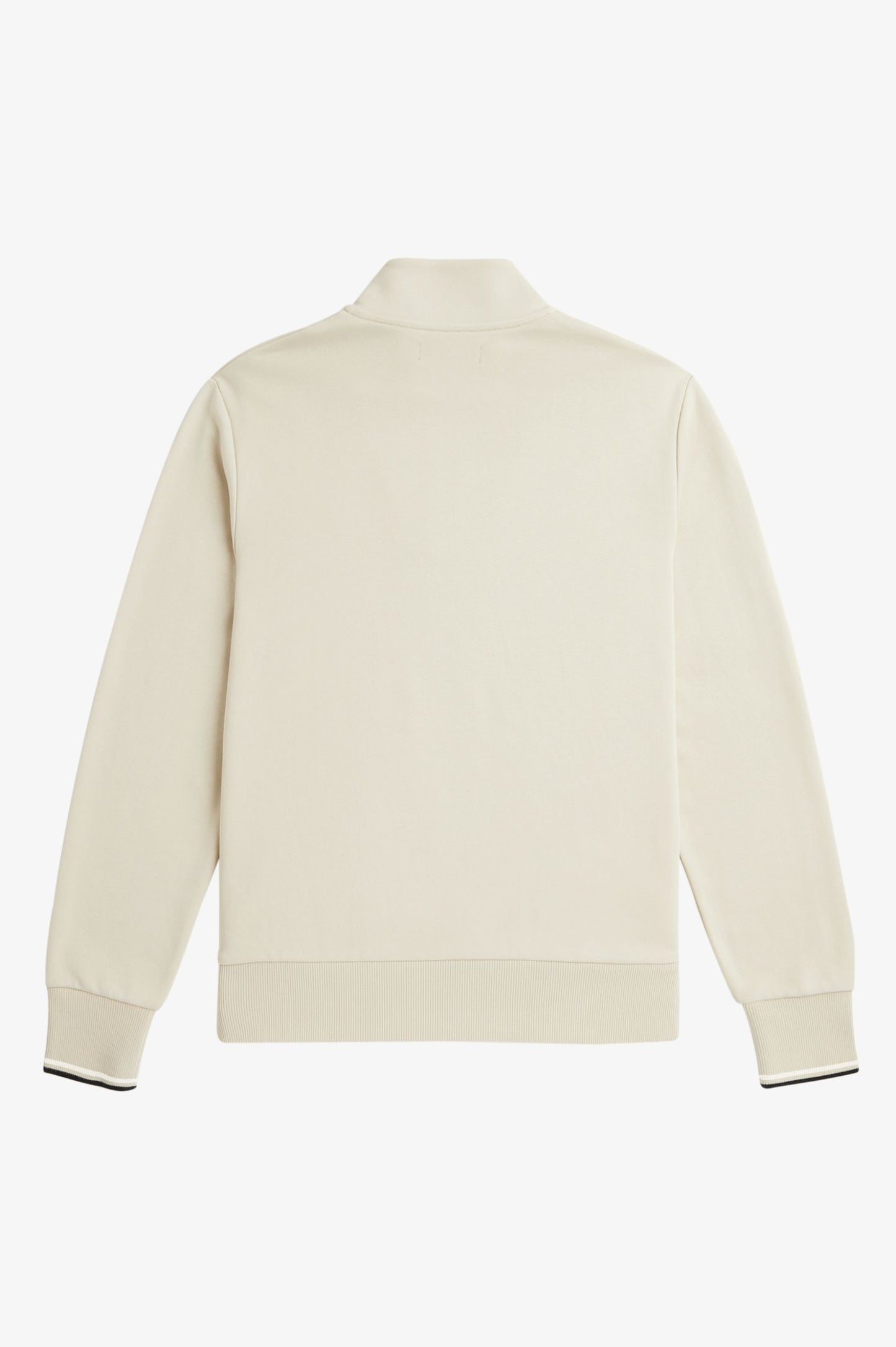 Fred Perry Half Zip Sweatshirt Oatmeal / Black