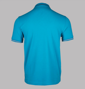 Fred Perry Polo M3600 Cyberblue / Dark Pink / Runaway Ocean
