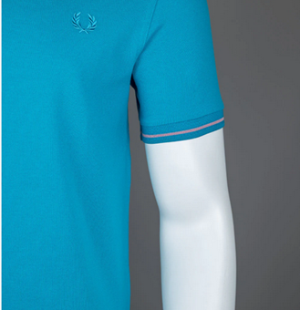 Fred Perry Polo M3600 Cyberblue / Dark Pink / Runaway Ocean