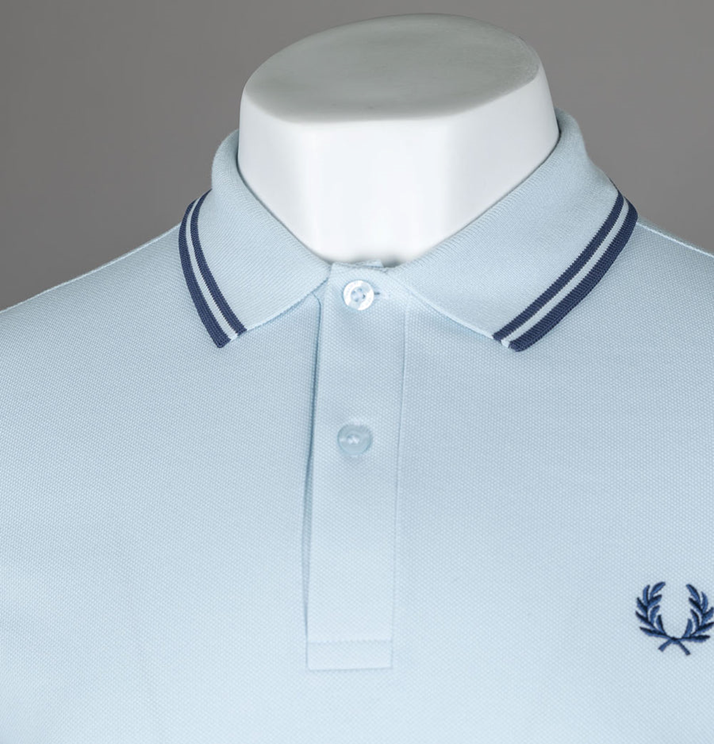 Fred Perry Polo M3600 Light Ice / Midnight Blue