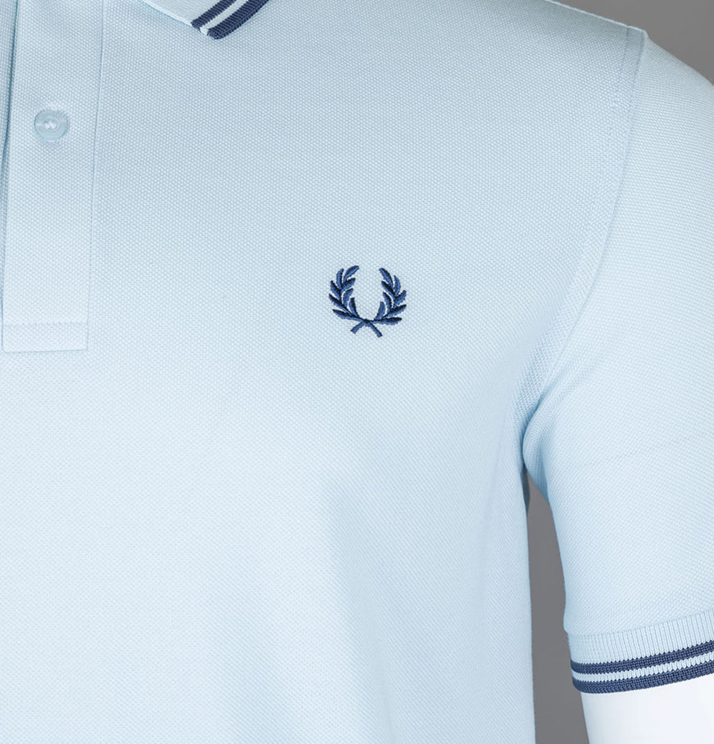 Fred Perry Polo M3600 Light Ice / Midnight Blue