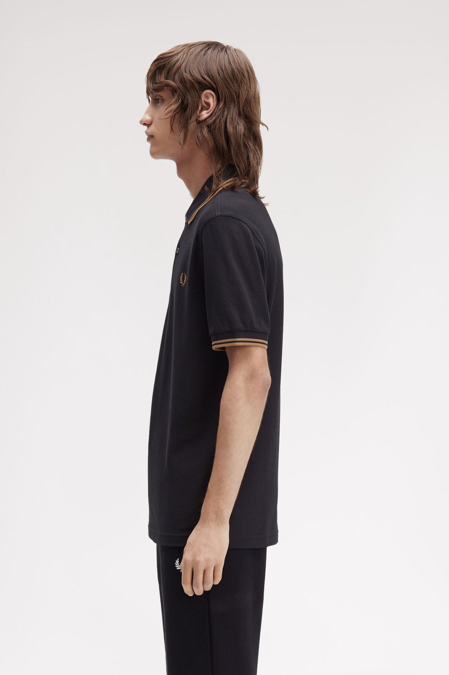 Fred Perry Polo M3600 Black / Shadestone
