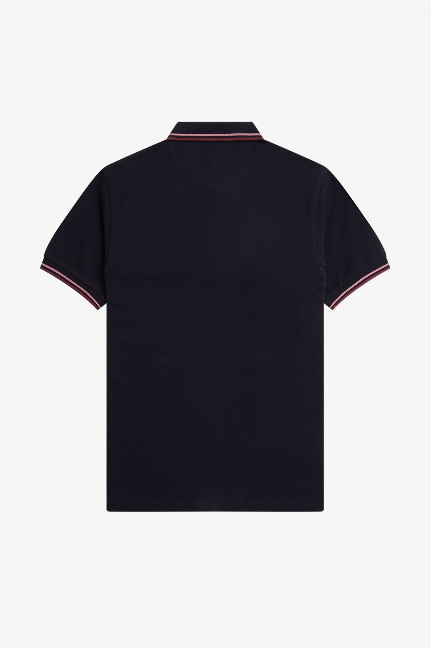 Fred Perry Polo M3600 Navy / Dusty Rose Pink / Oxblood