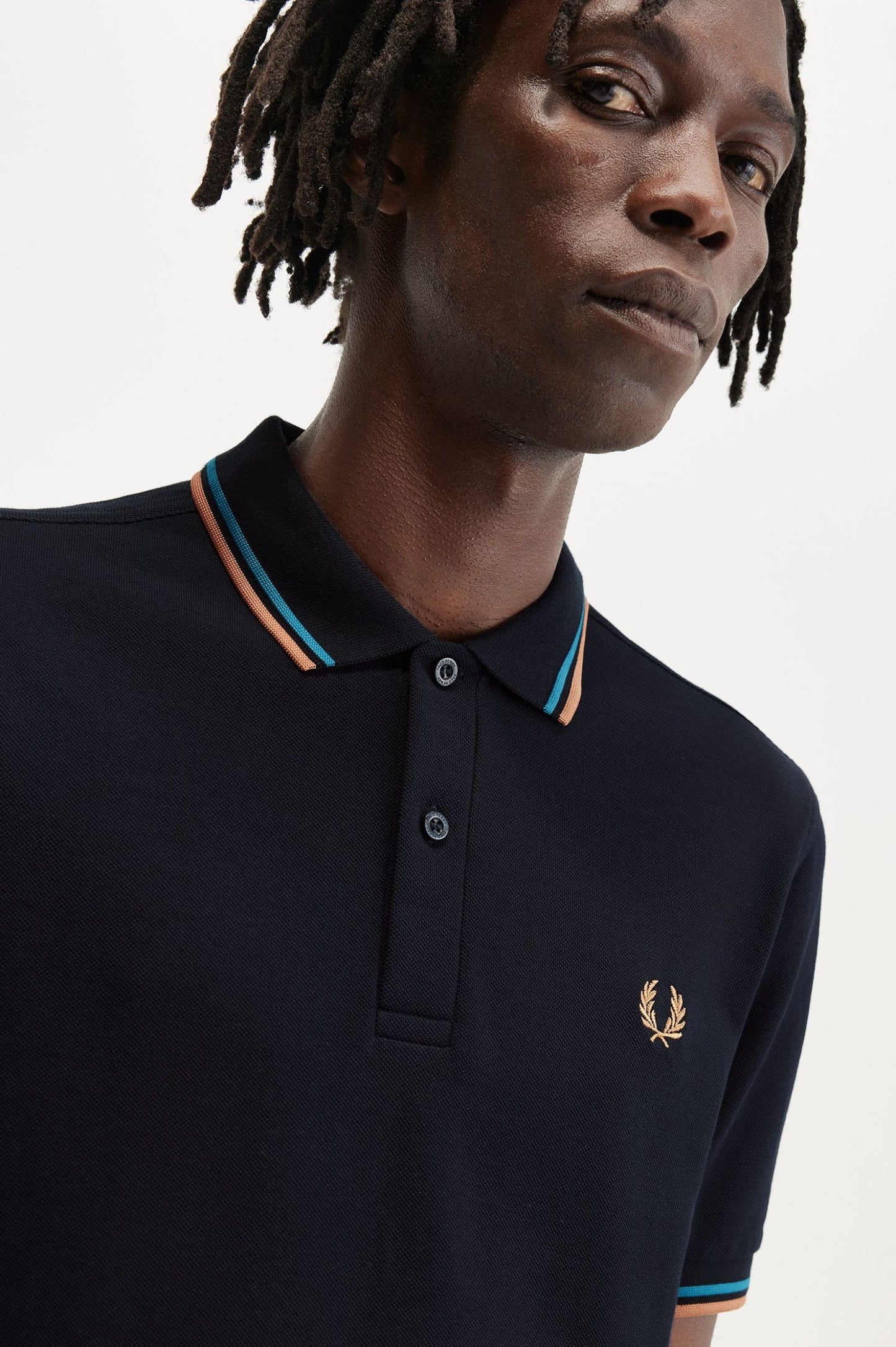 Fred Perry Polo M3600 Navy / Cyber Blue / LGRUST