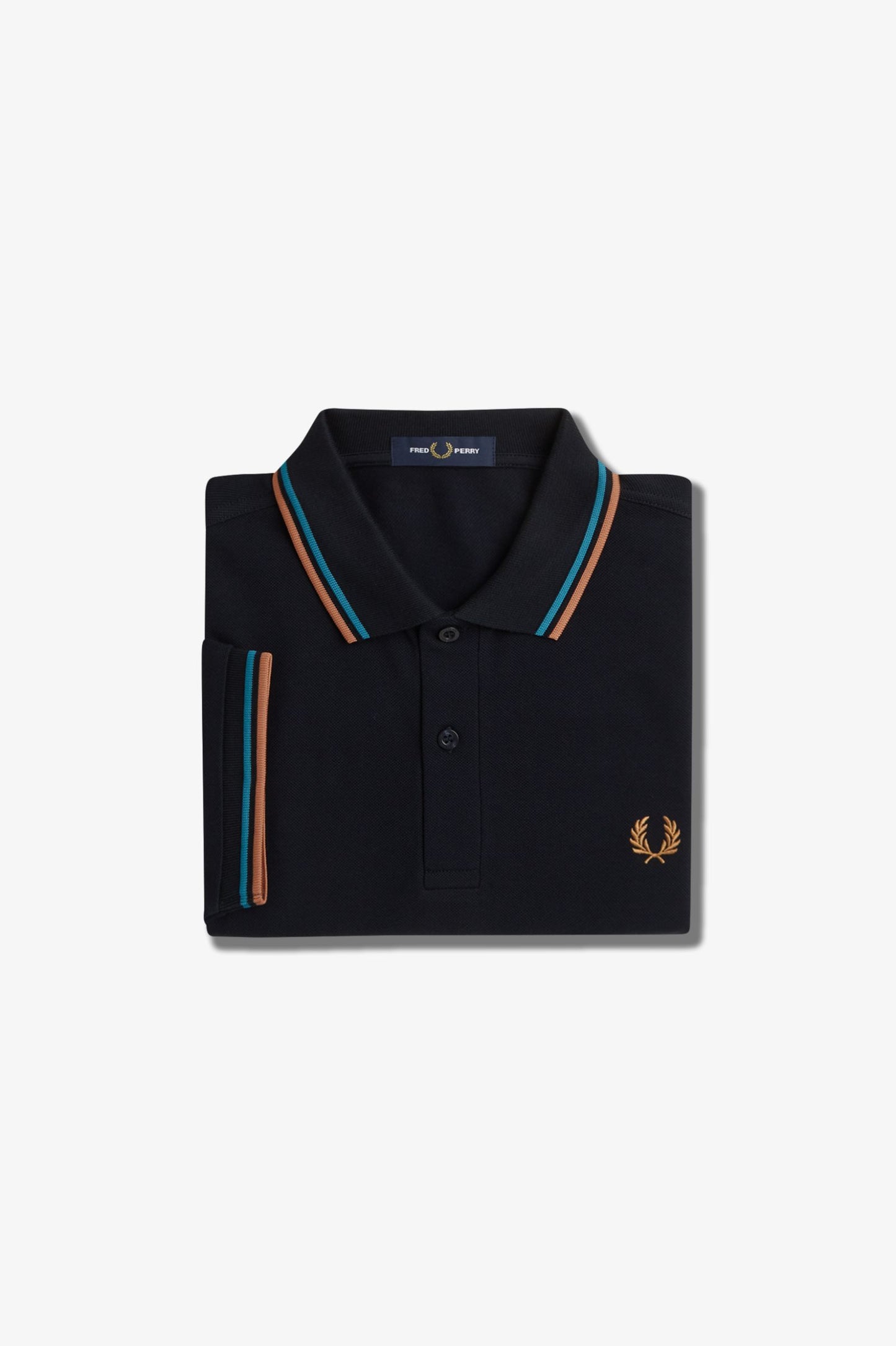 Fred Perry Polo M3600 Navy / Cyber Blue / LGRUST