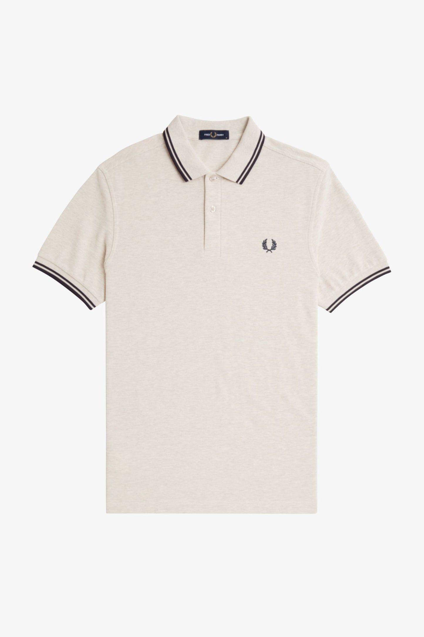 Fred Perry Polo M3600 Porridge Marl / Anchor Grey / Anchor Grey