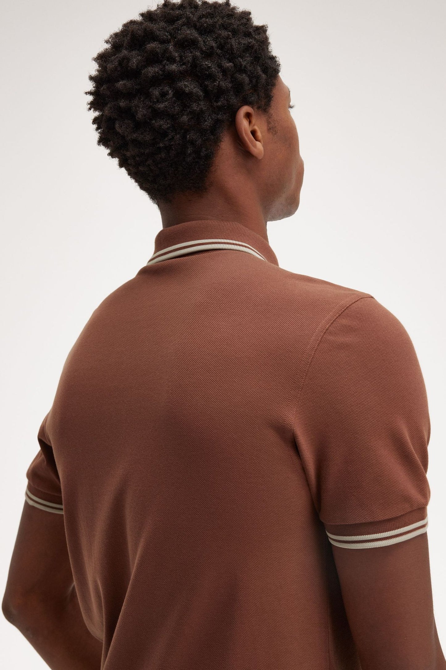 Fred Perry Polo M3600 Whiskey Brown / Porridge Marl / Porridge Marl