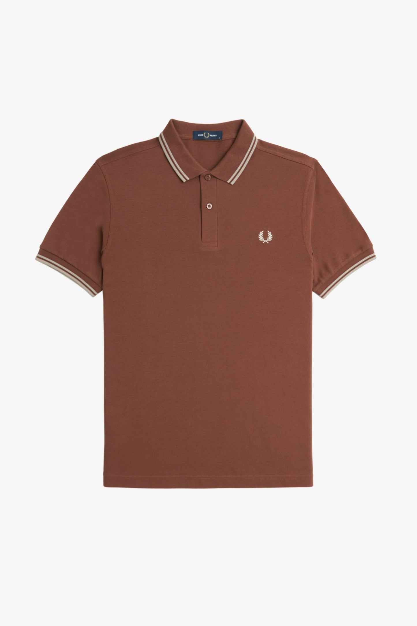 Fred Perry Polo M3600 Whiskey Brown / Porridge Marl / Porridge Marl