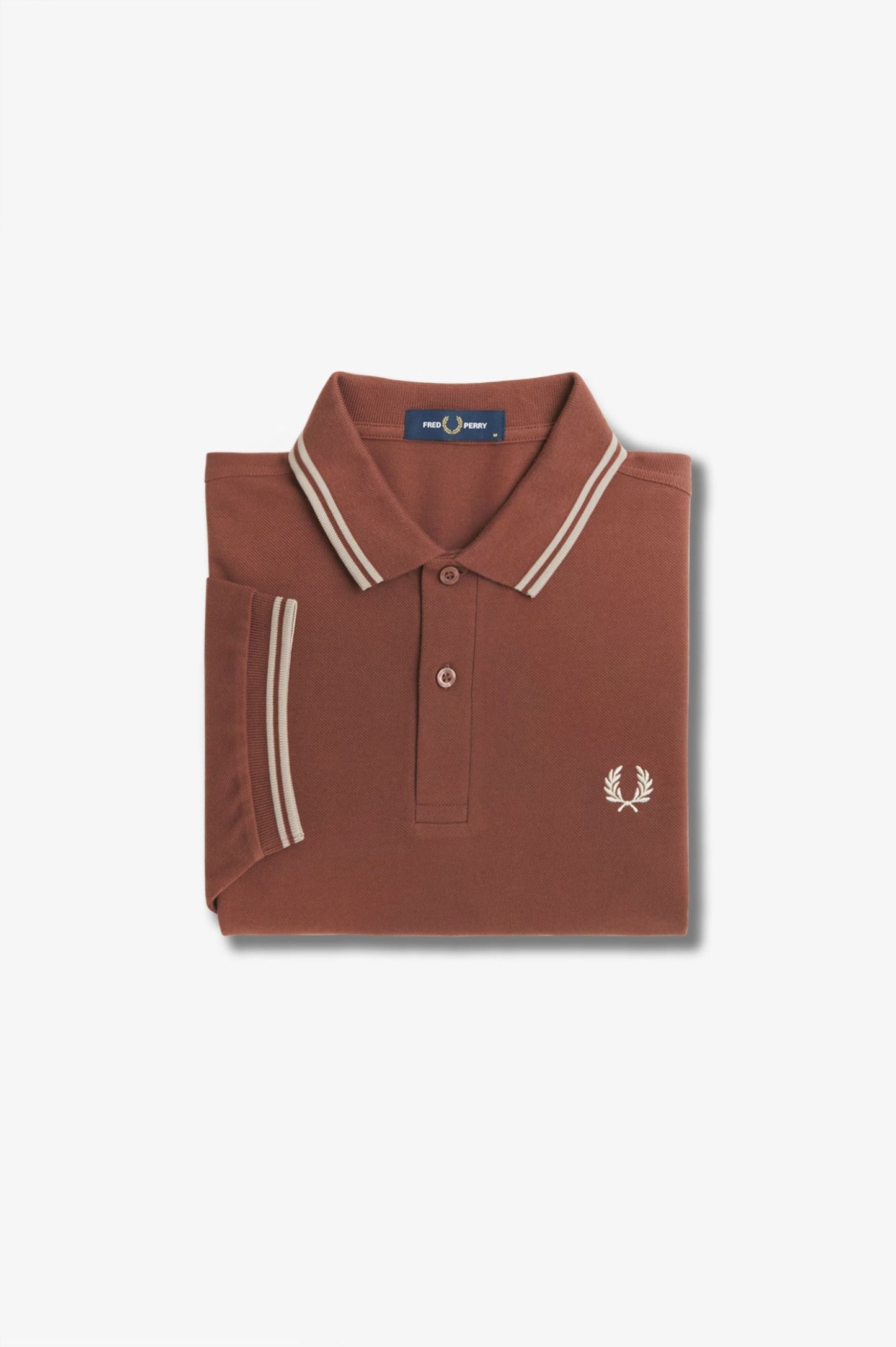 Fred Perry Polo M3600 Whiskey Brown / Porridge Marl / Porridge Marl