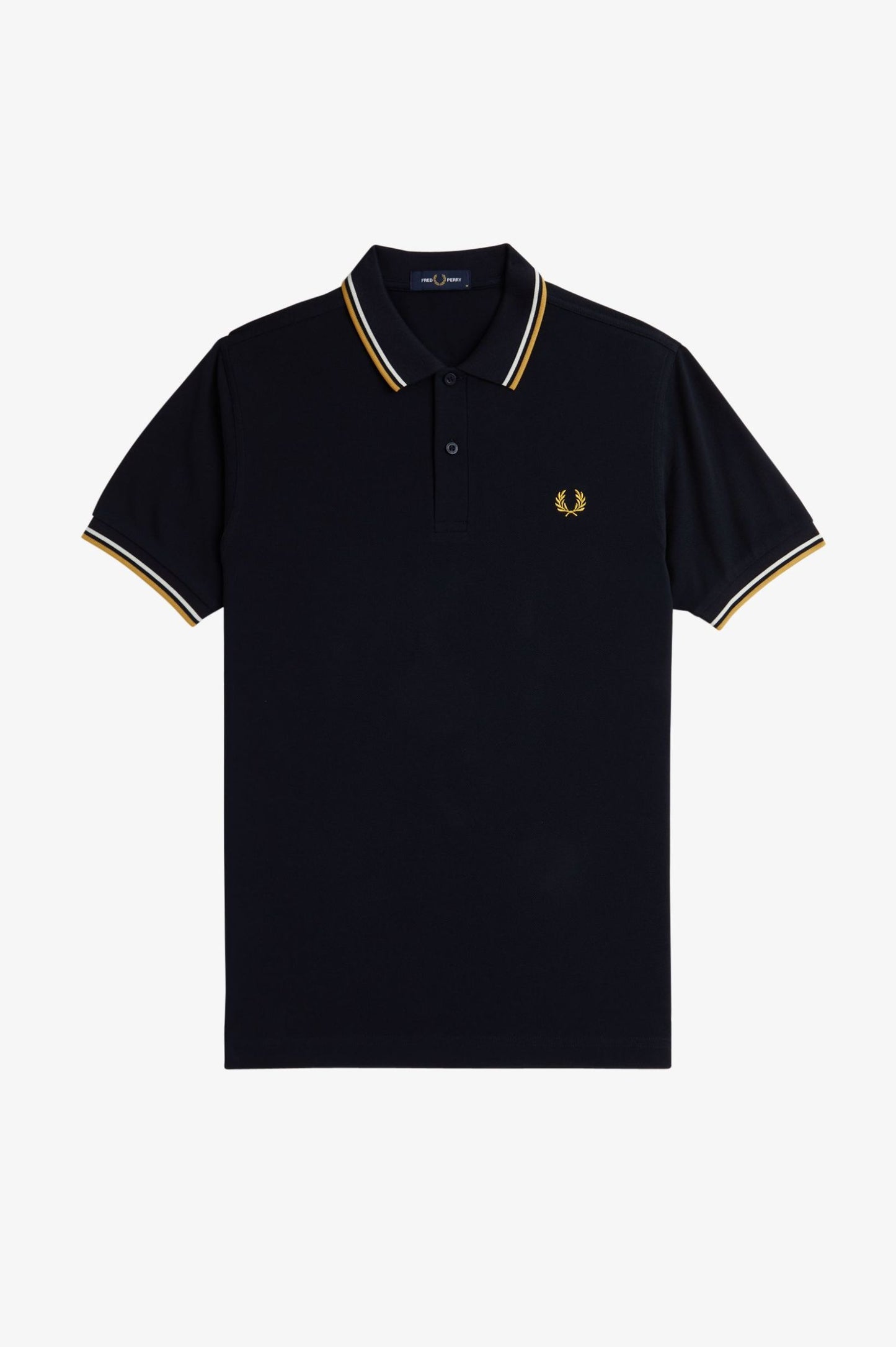 Fred Perry Polo M3600 Navy / Ecru / Honeycomb