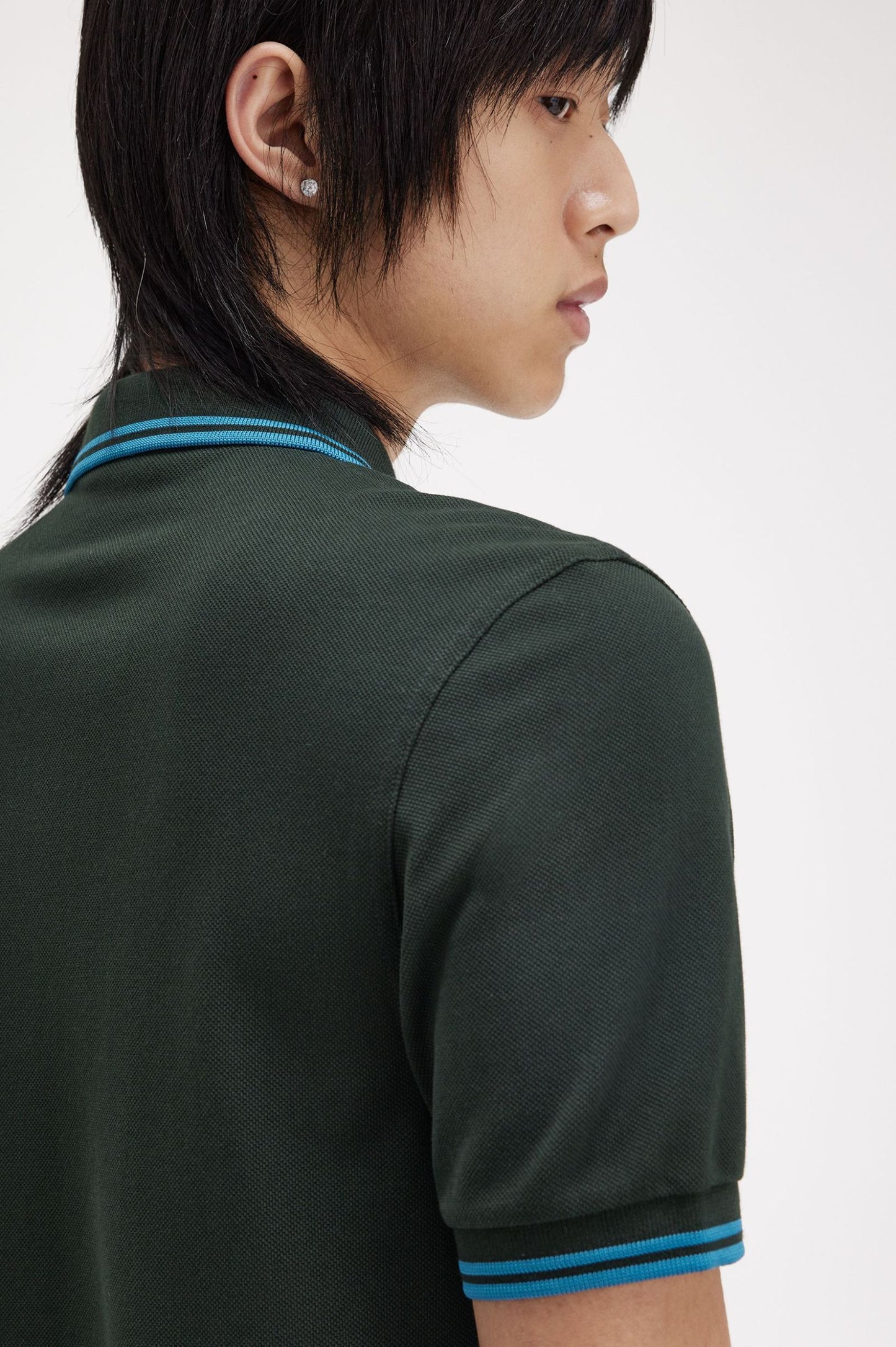 Fred Perry Polo M3600 Night Green / Runaway Ocean