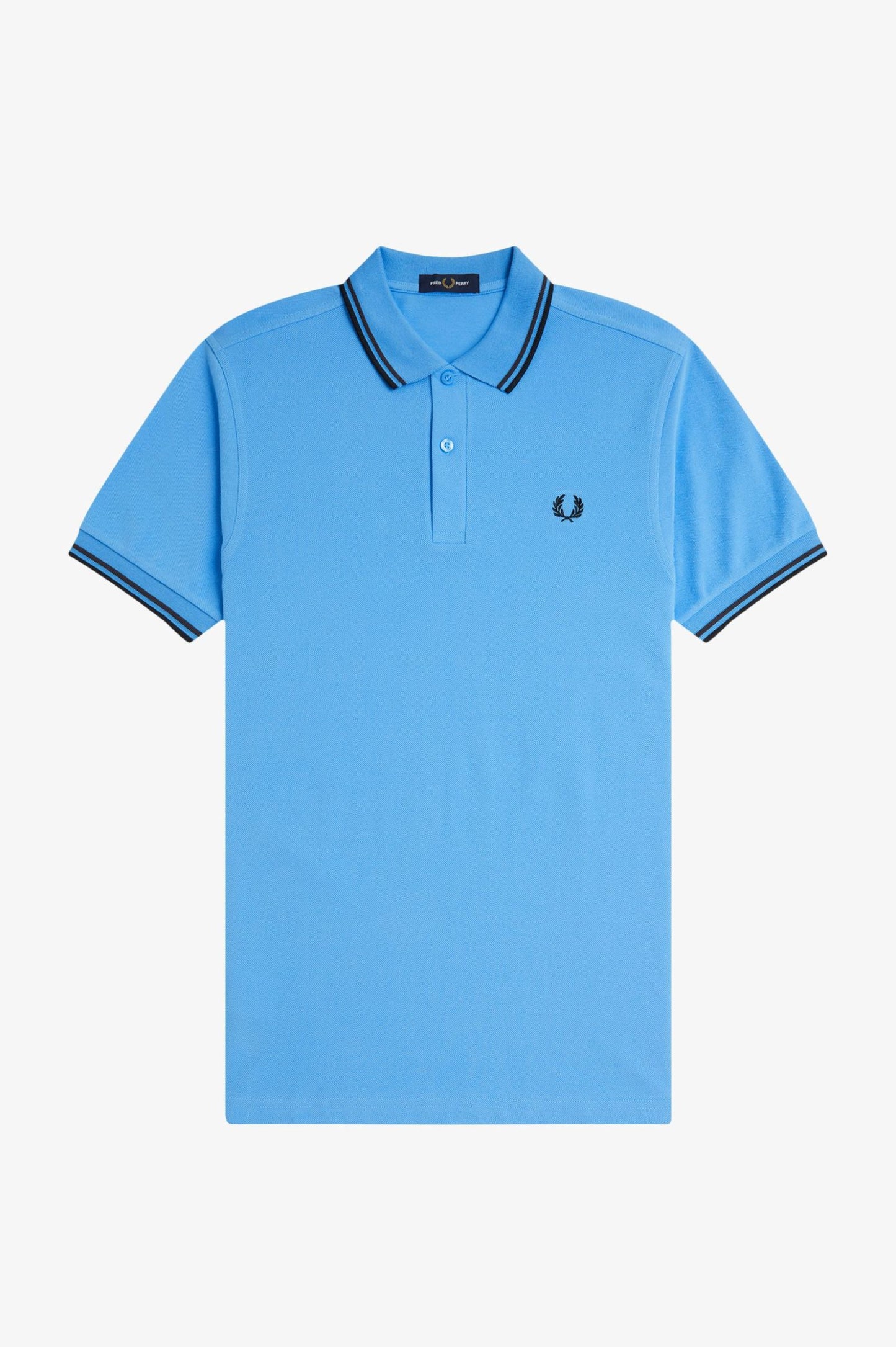 Fred Perry Polo M3600 Soft Blue / Anchor Grey / Black