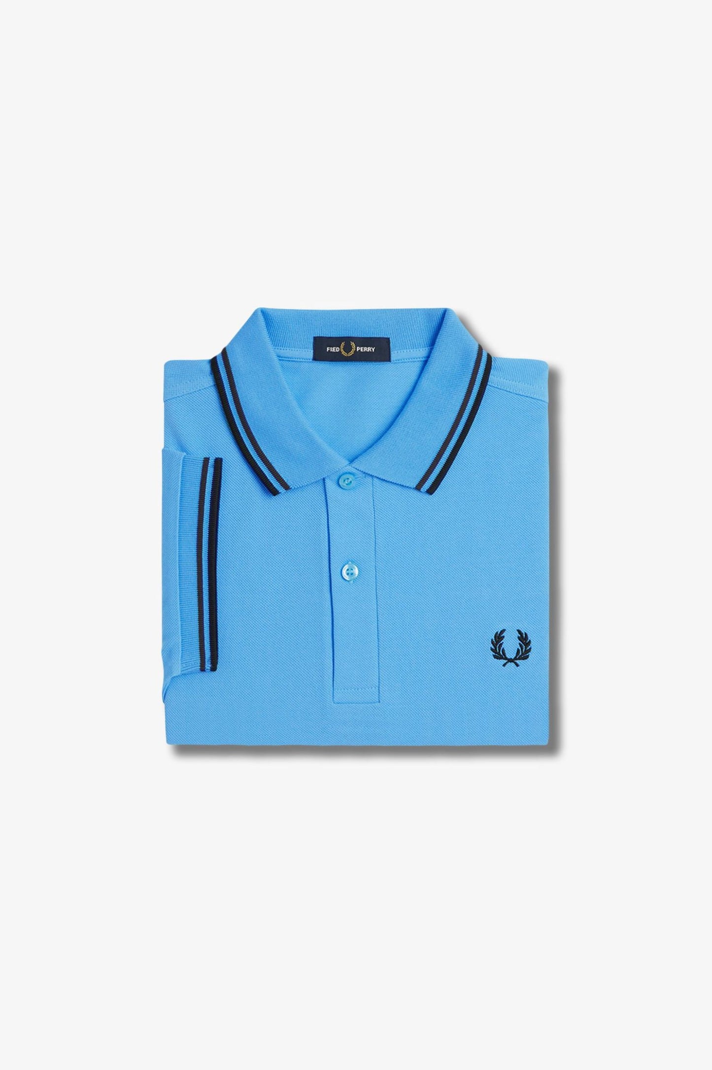 Fred Perry Polo M3600 Soft Blue / Anchor Grey / Black